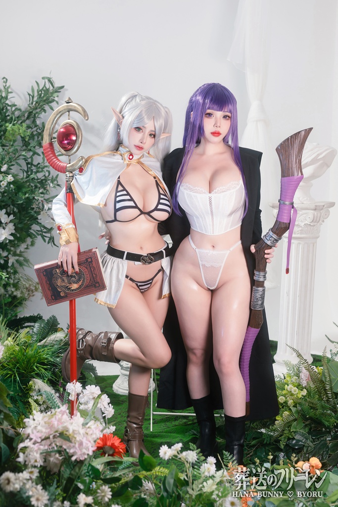 Đọc truyện hentai Tuyển tập Albums siêu phẩm Cosplay - Chap 1042 - Byoru & Hana Bunny – Frieren & Fern