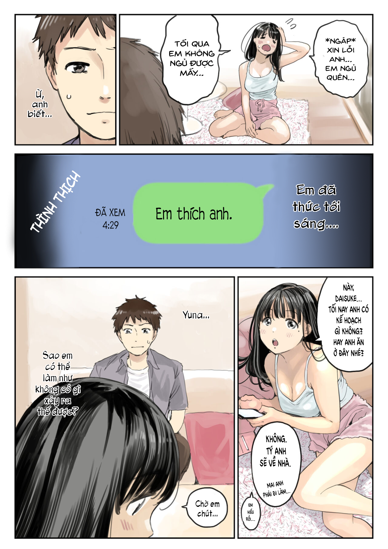 Đọc truyện hentai Phát hiện sừng khi xem trộm điện thoại bạn gái (Phần 2) - Chap 1: Quay đầu là bờ