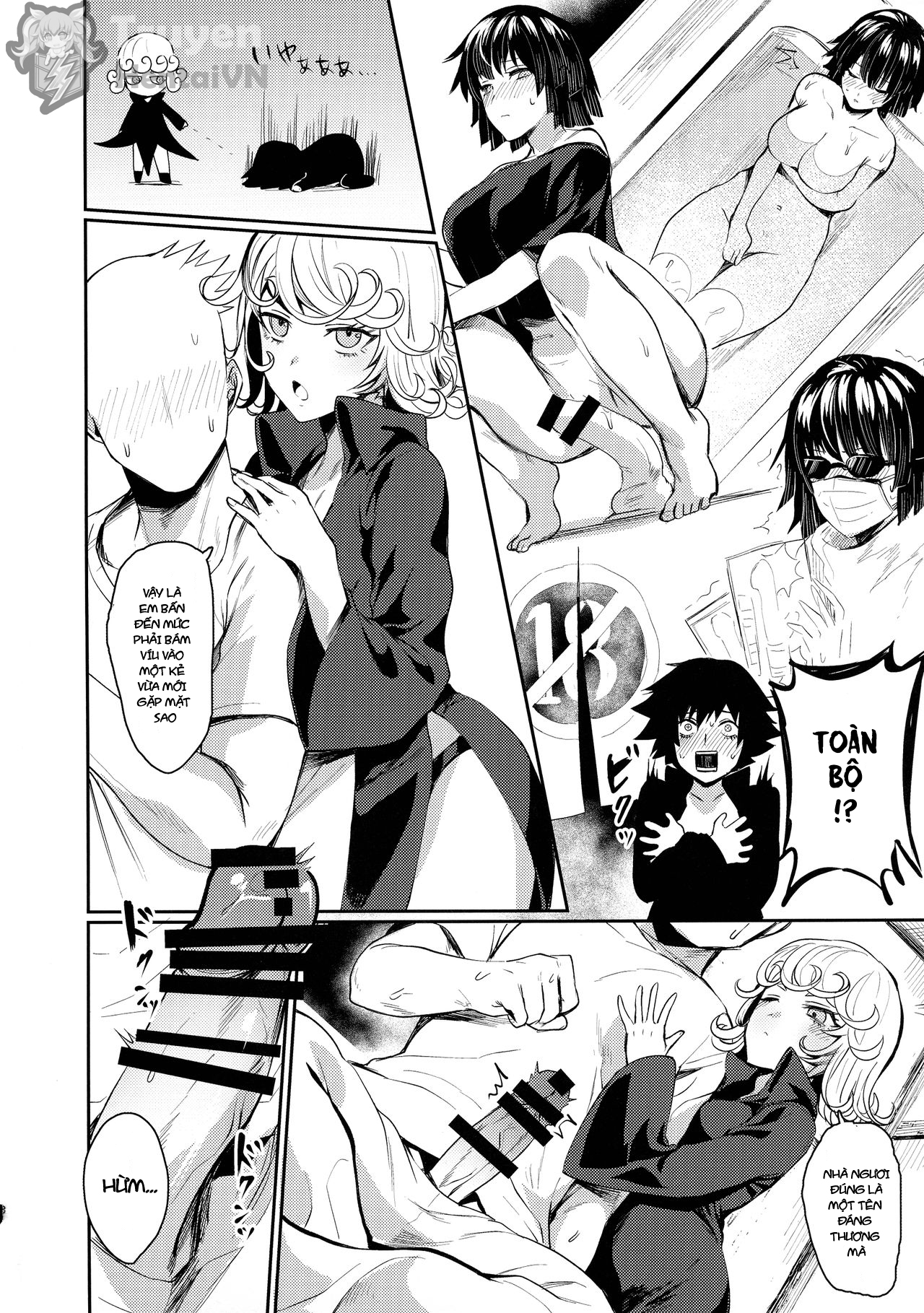 Đọc truyện hentai Tiếp Thu Kinh Nghiệm Cùng Chị Tatsumaki - Oneshot