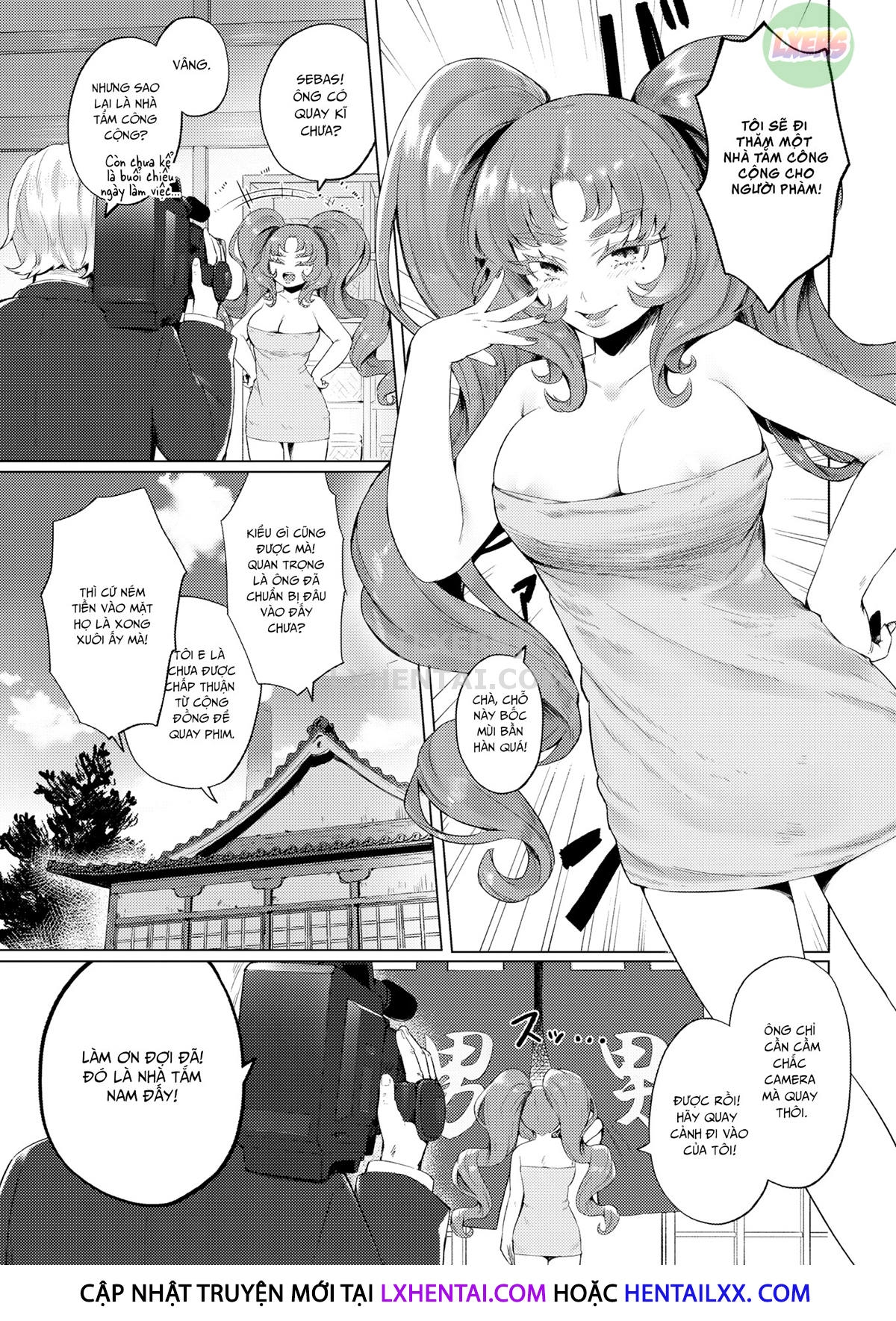 Đọc truyện hentai Ngôi sao trong nhà tắm công cộng - Oneshot