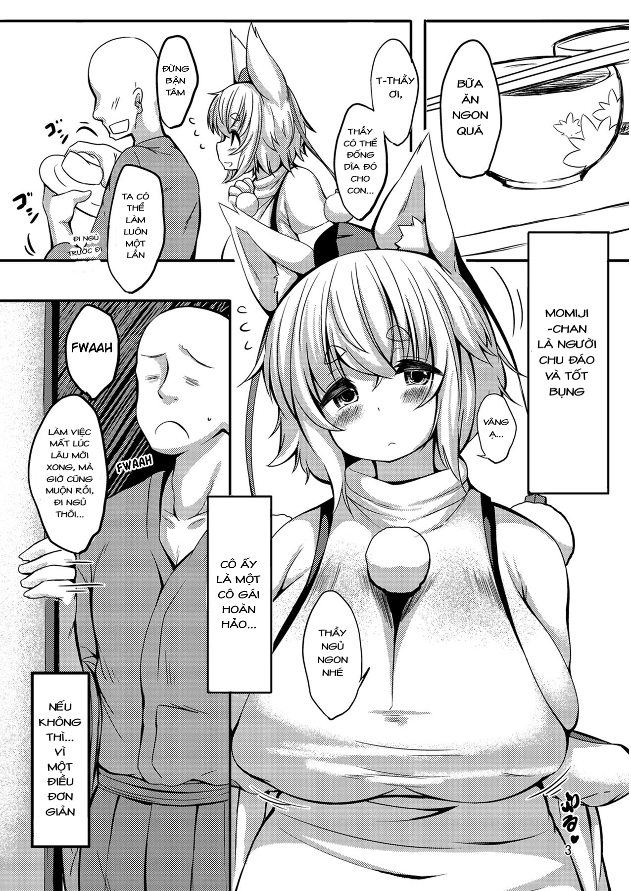 Đọc truyện hentai Nemutteiru Momiji no Oshiri ga Amarini mo Sukebe Nanode Onaho Kankaku de Tsukawasetemorau Hon - Oneshot