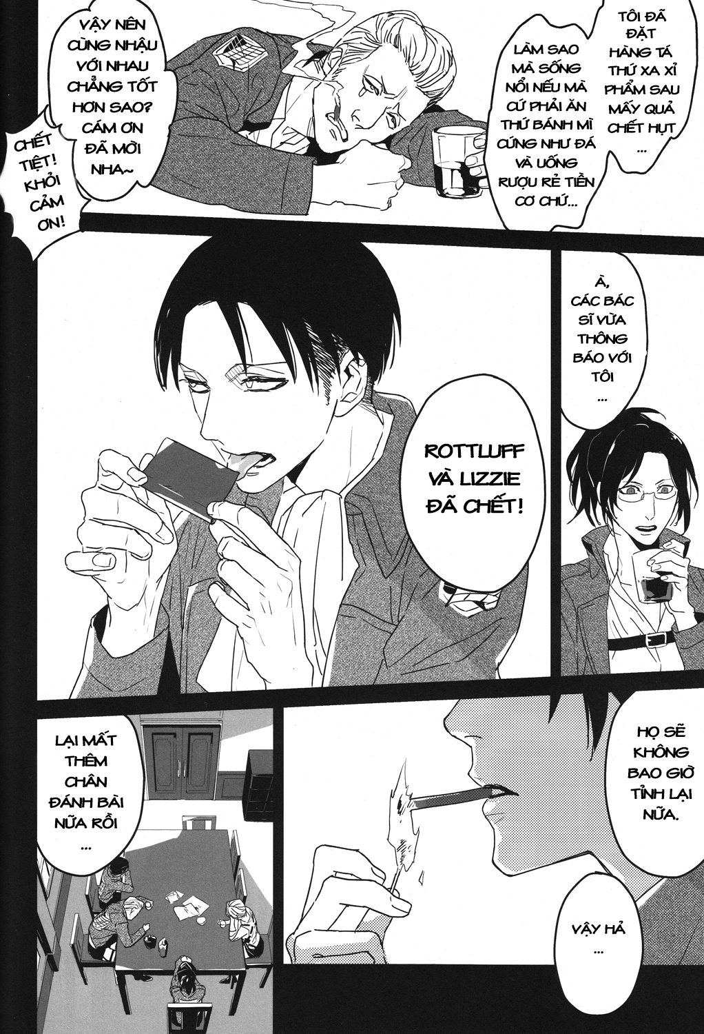 Đọc truyện hentai Icarus ga Nishi no Hate (Shingeki no Kyojin) - Oneshot