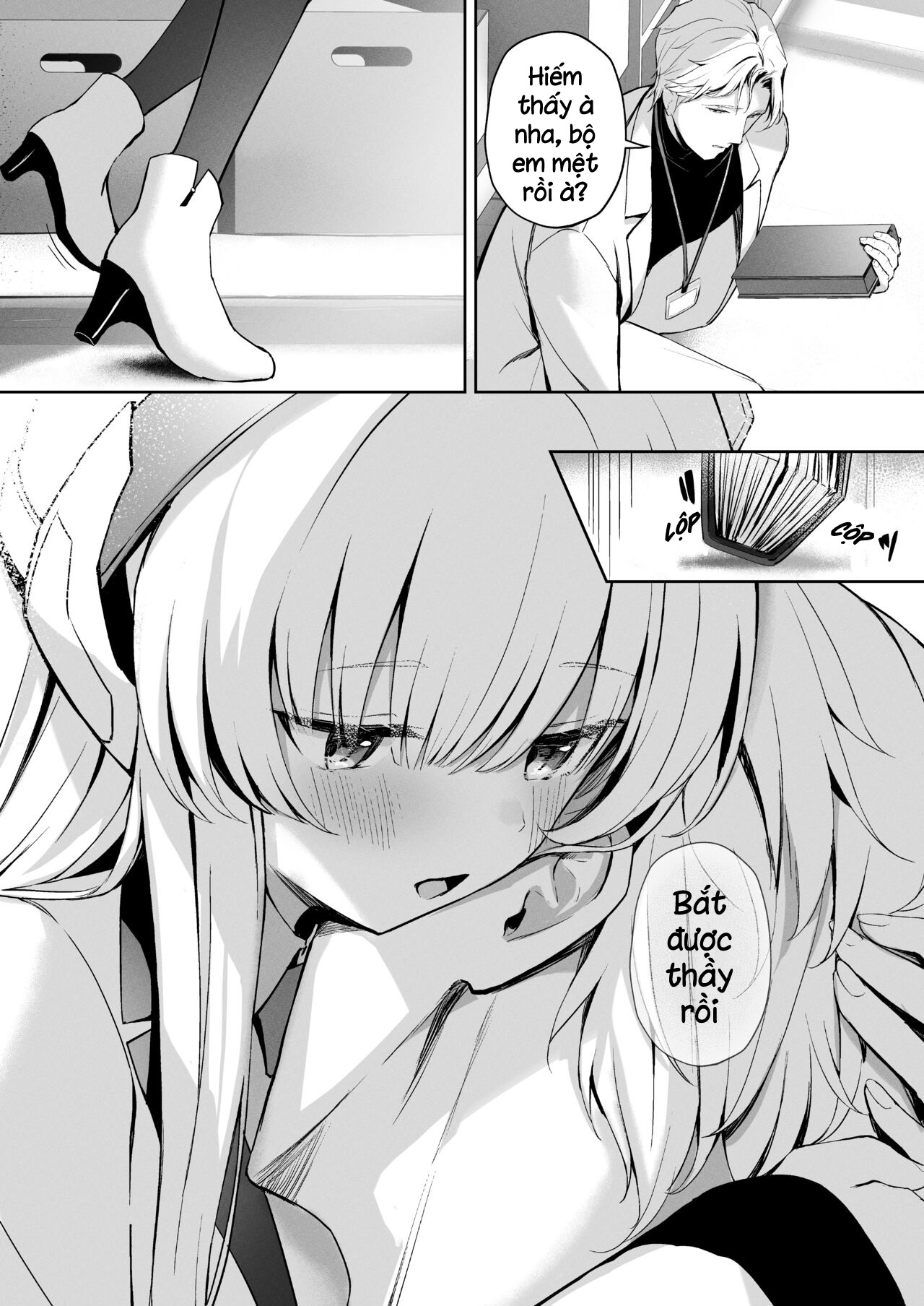 Đọc truyện hentai Noa nhận thấy Yuuka và Sensei ngày càng thân thiết - Oneshot