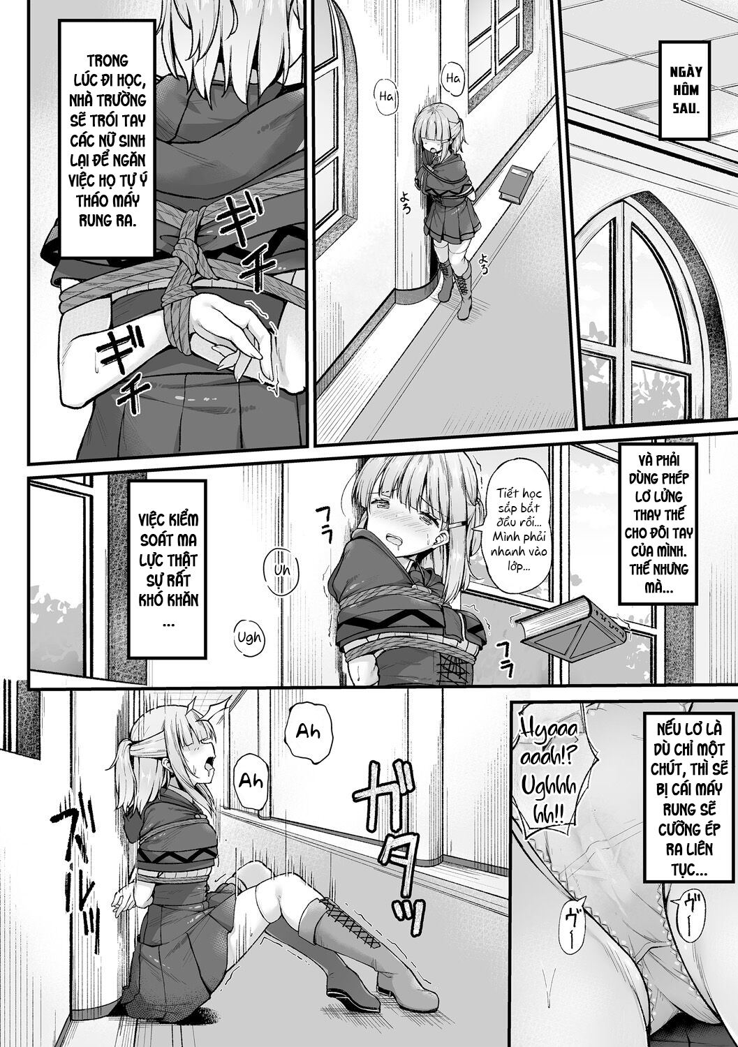 Đọc truyện hentai Cuộc sống trói buộc tại trường phép thuật! - Oneshot