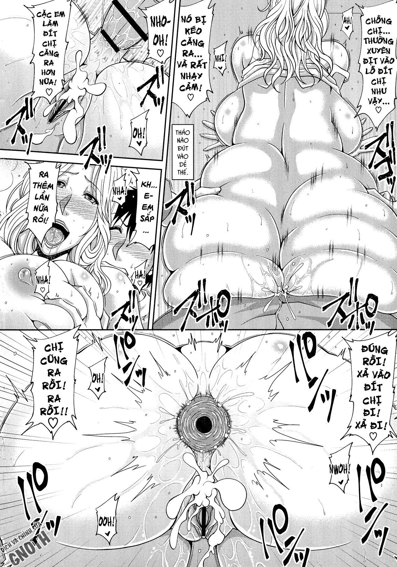 Đọc truyện hentai Haramase!~Tanetsuke sareru Hitozuma-tachi~ - Chap 3 - Chung cư dâm dục (3)