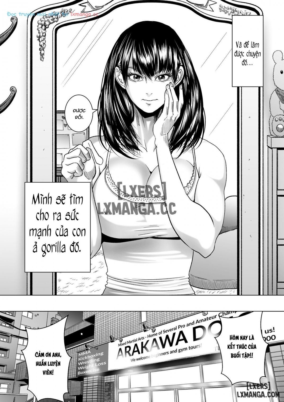 Đọc truyện hentai Kakutou Joshi wa Tsuyokunaritai/ Muchimuchi Kakutou Joshi wa Hentai Seitai-shi to Sex shite Tsuyoku naru - Oneshot