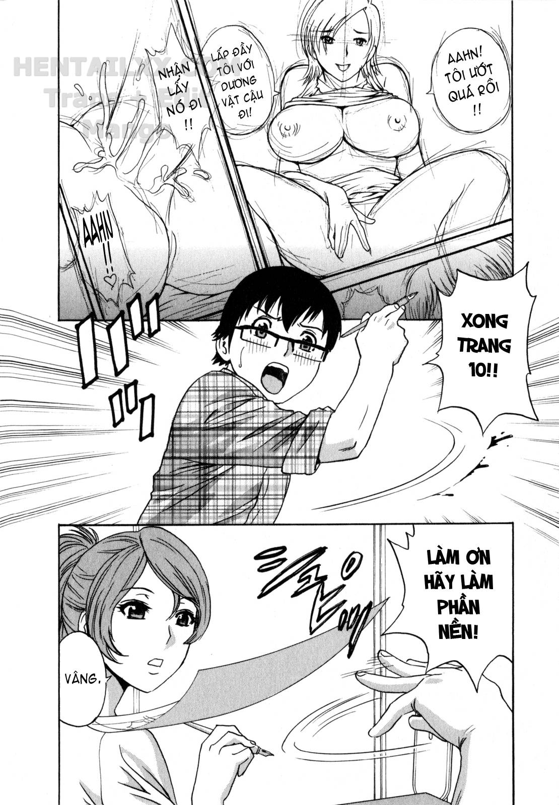 Đọc truyện hentai Life With Married Women Just Like A Manga - Chap 15