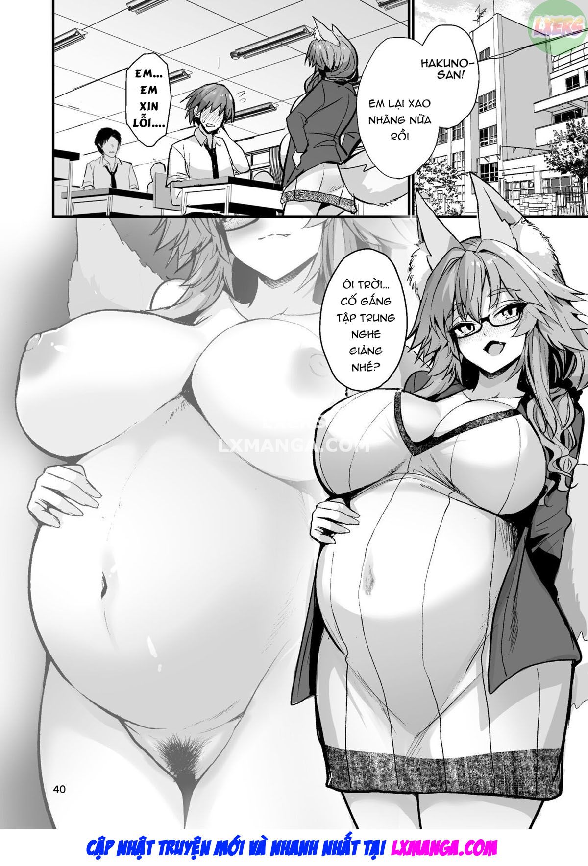 Đọc truyện hentai Nữ giáo viên xinh đẹp Tamamo-chan - Oneshot