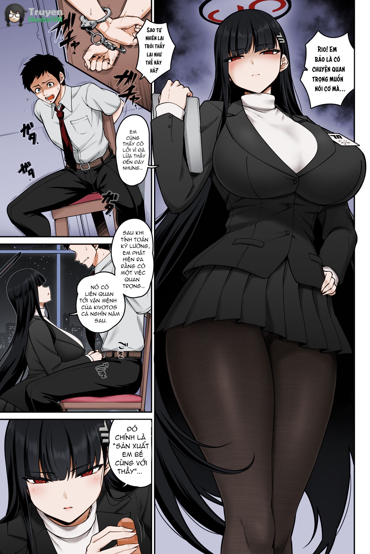 Đọc truyện hentai Rio Short Manga (Blue Archive) [Colorized MissOneLife] - Oneshot
