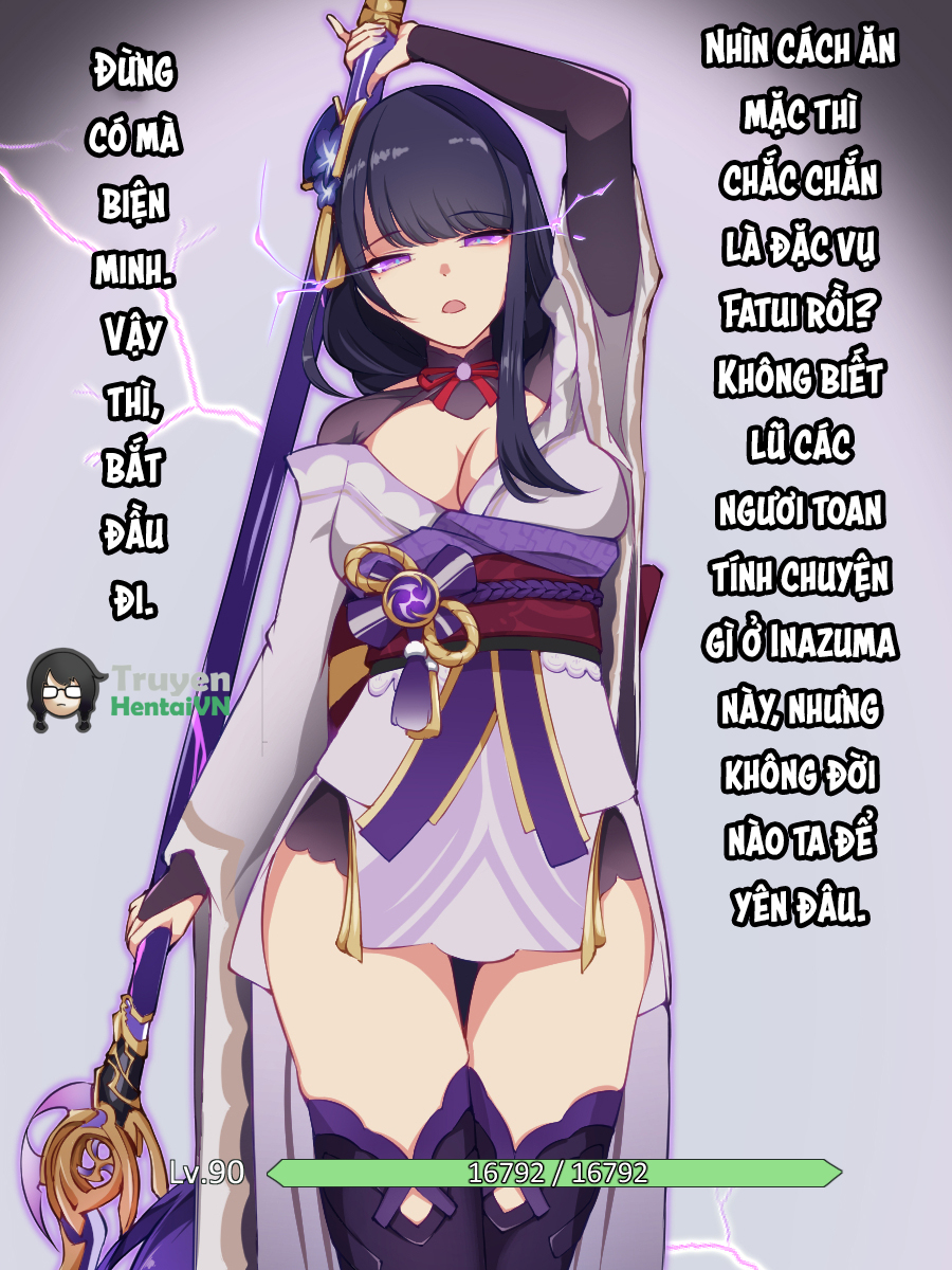 Đọc truyện hentai Raiden Shogun Mirror Maiden Haiboku (Genshin Impact) - Oneshot