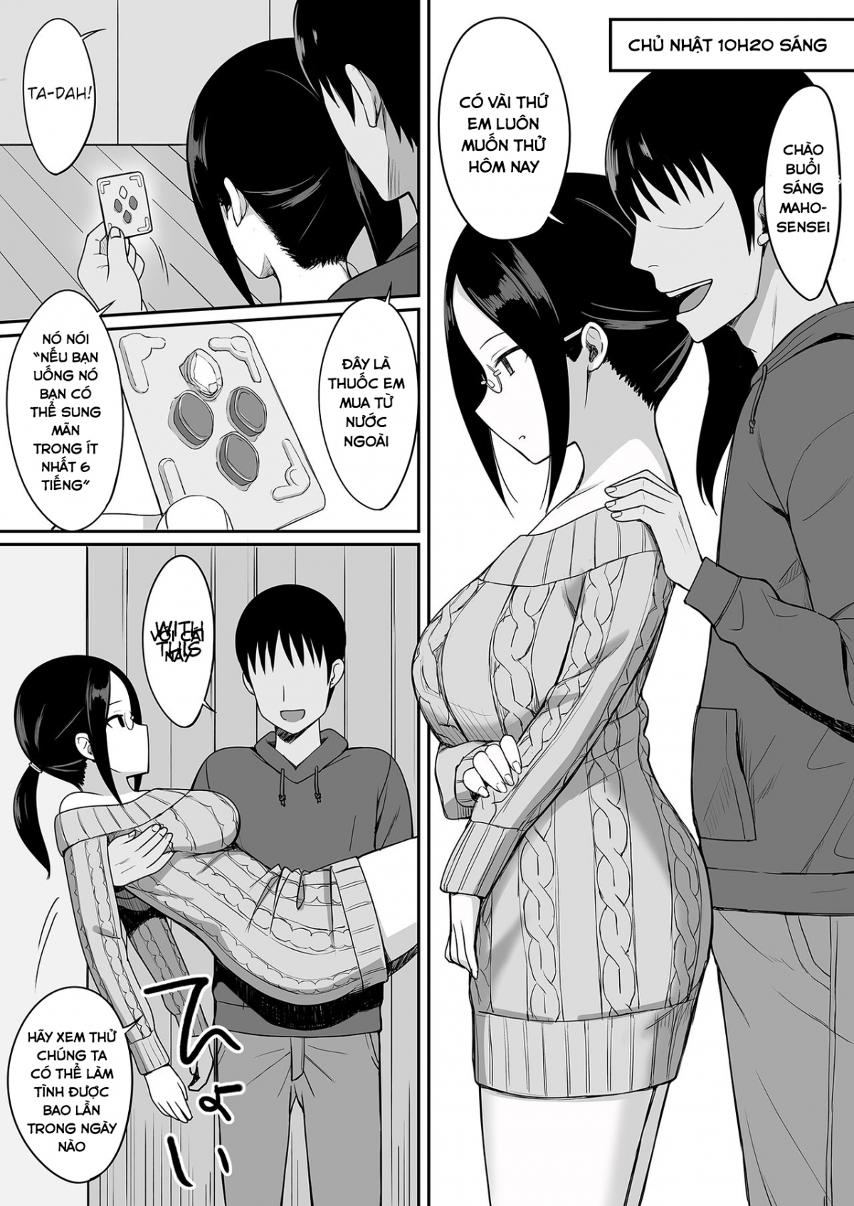Đọc truyện hentai Fukujuu No Noroi De Classmate O Onaho-Ka Suru Hanashi - Chap 4 ~ Maho Sensei, Onaho-Ka Yarihoudai Hen