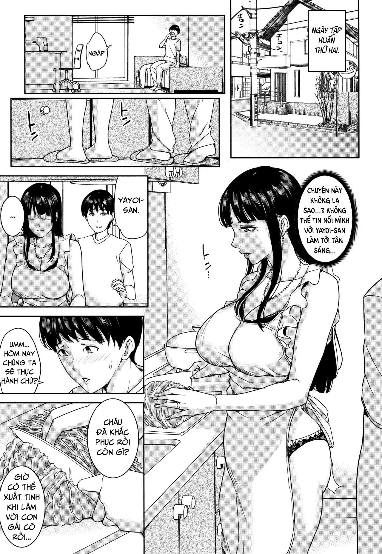 Đọc truyện hentai Kanojo no Mama to Deaikei de - Chap 5
