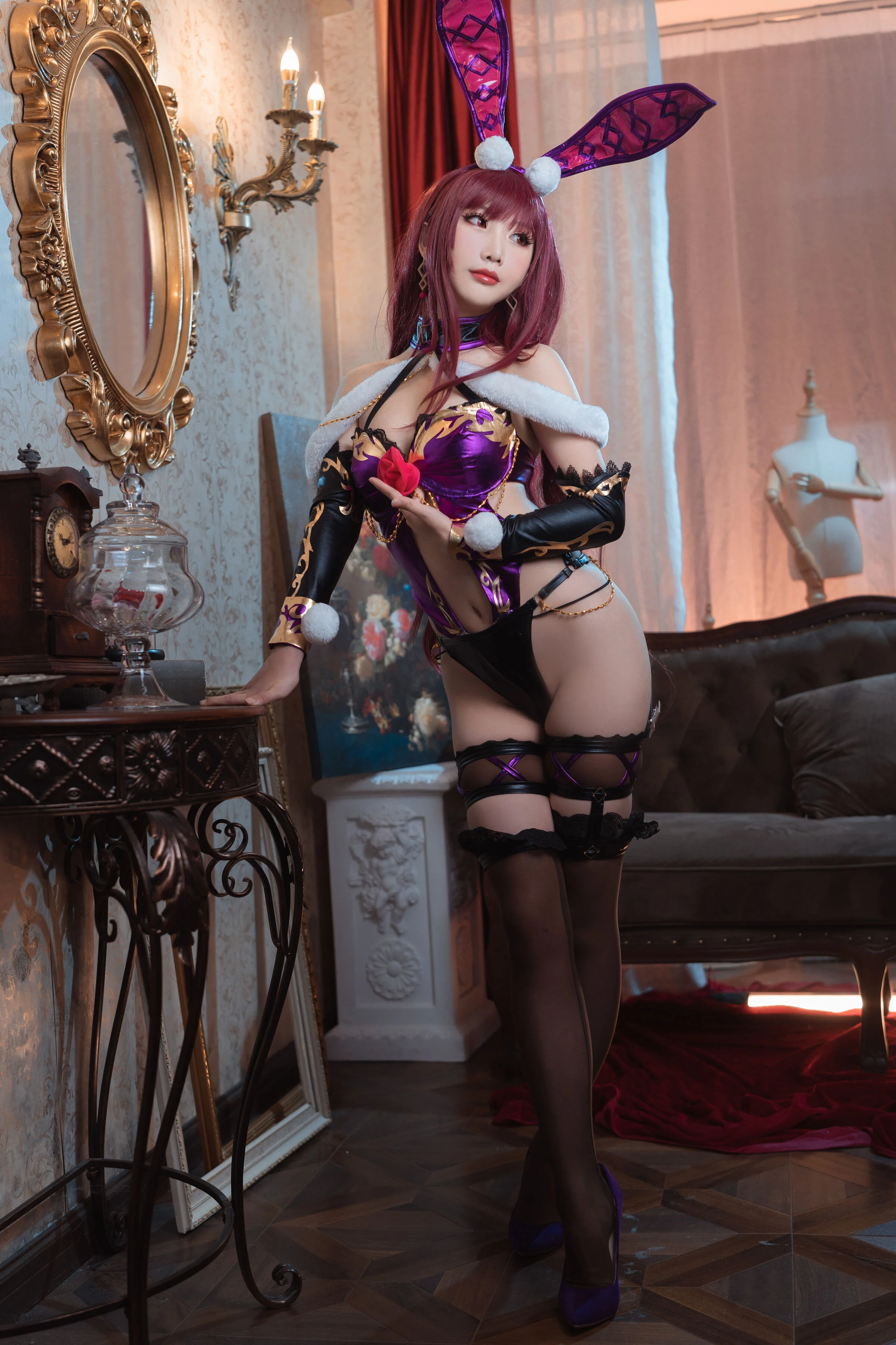 Đọc truyện hentai Tuyển tập Albums siêu phẩm Cosplay - Chap 80 - Pancake Fairy số 093 Cô gái thỏ Scathach