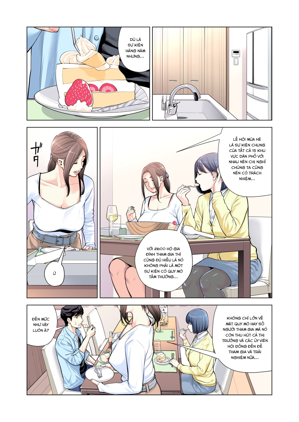 Đọc truyện hentai Jichikai no Hitozuma wa Totemo H deshita - Chap 3