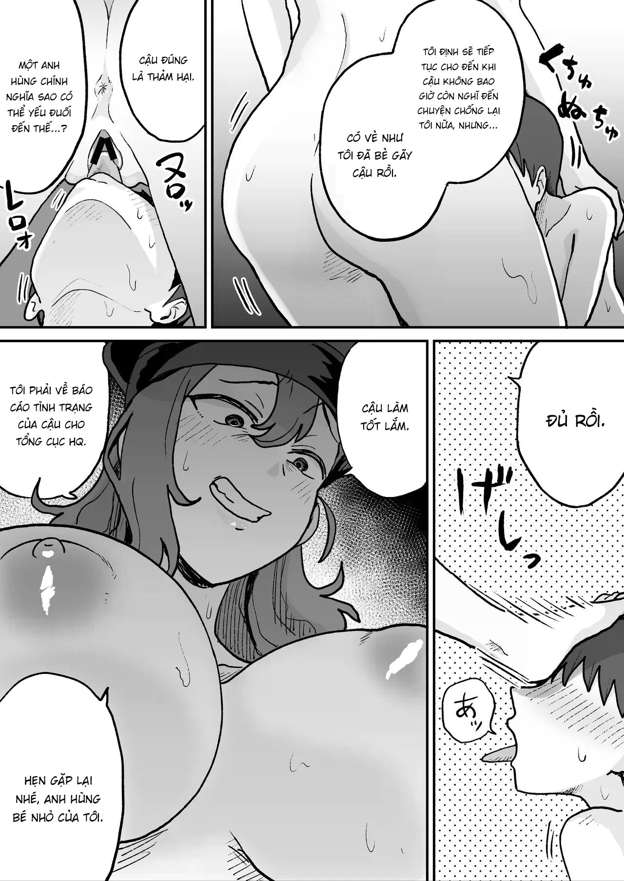 Đọc truyện hentai Evil Organization Executive: Black Police - Oneshot