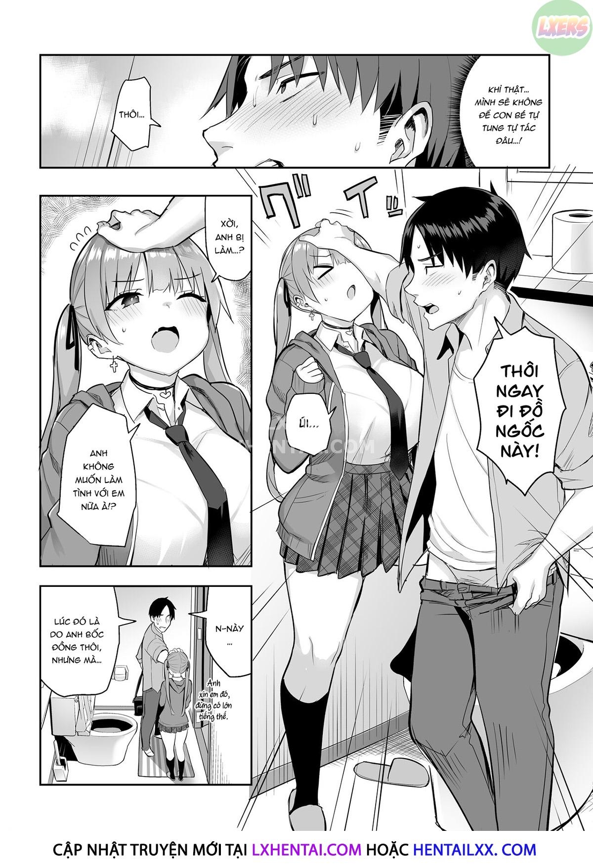 Đọc truyện hentai Moto InCha no Kyonyuu Yariman Imouto ga Erosugite, Onii-chan wa Mou...!! - Chap 2