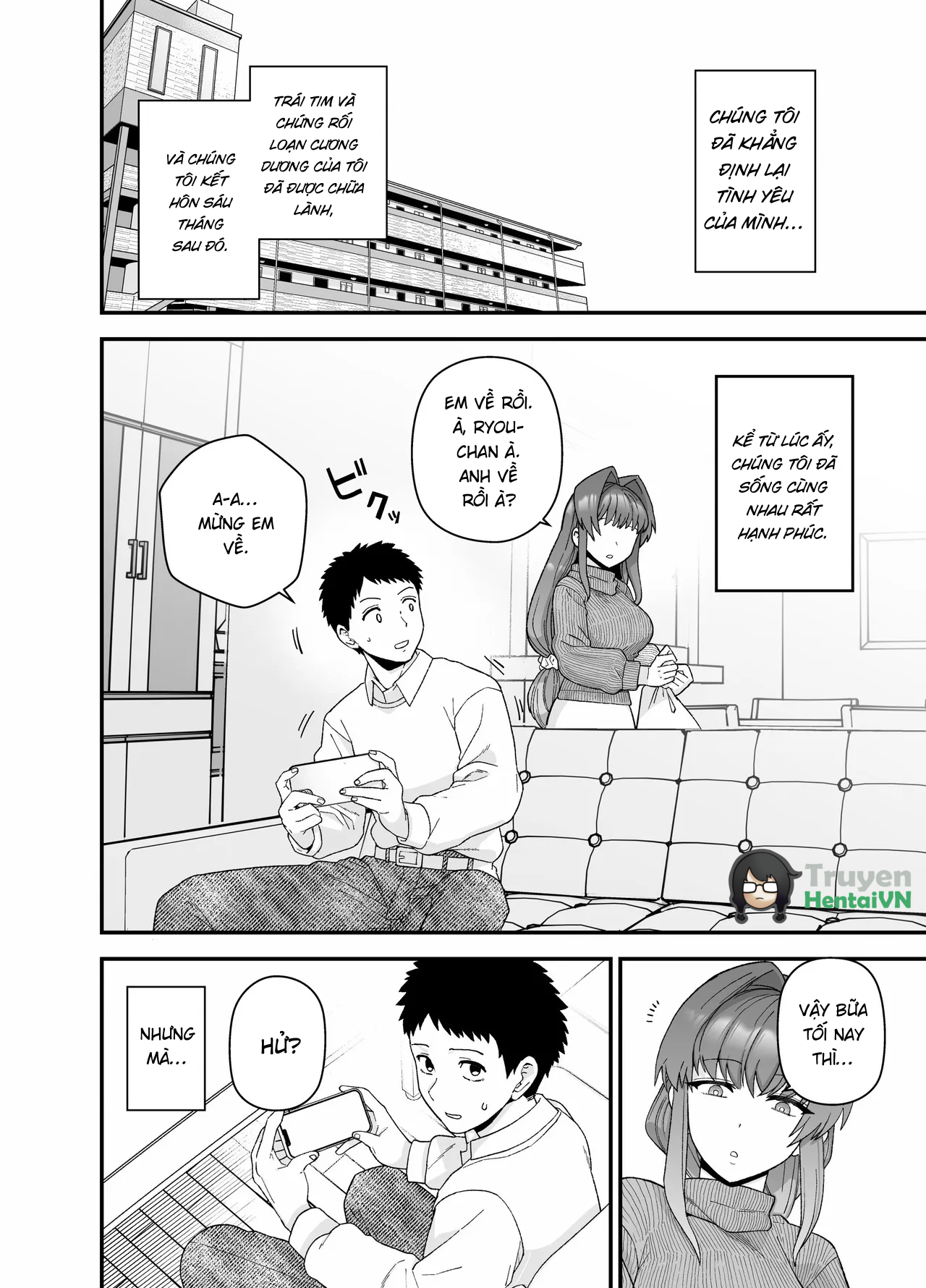 Đọc truyện hentai Netorase Trial Boku no Tame ni Neru Kanojo - Oneshot