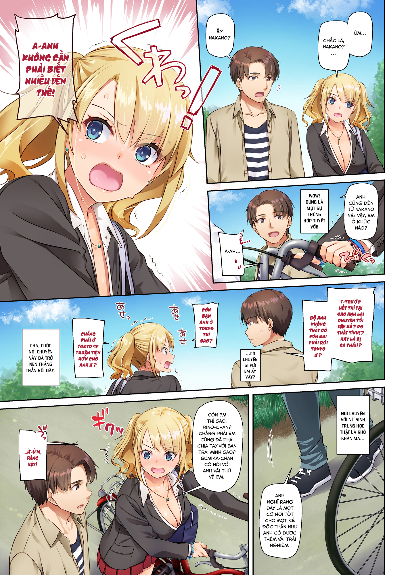 Đọc truyện hentai Inaka no Deaikei Gal wa Kyonyuu Shojo!? - Oneshot [Full Color]