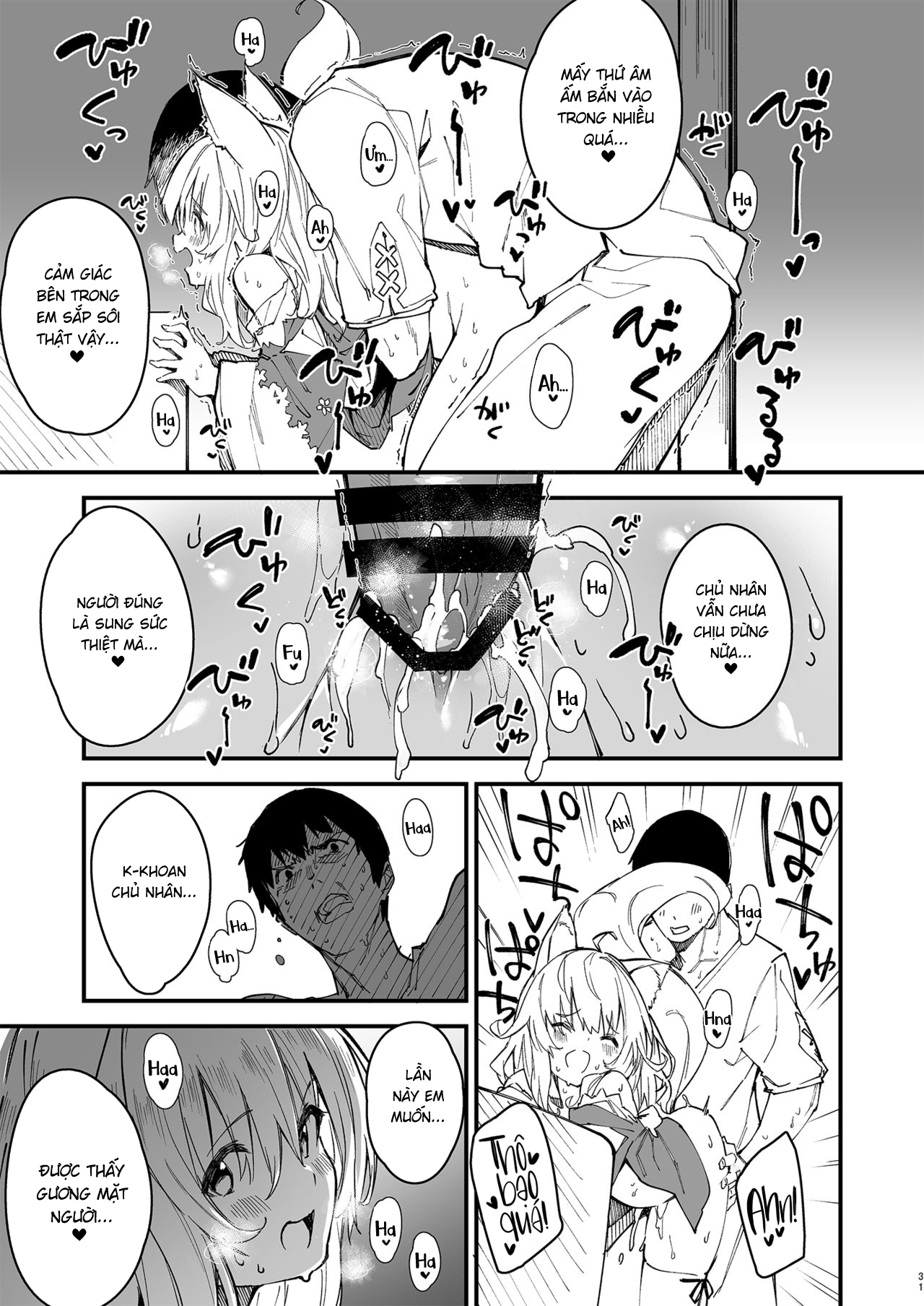 Đọc truyện hentai Sống Cùng Nàng Tai Thú - Chương 2