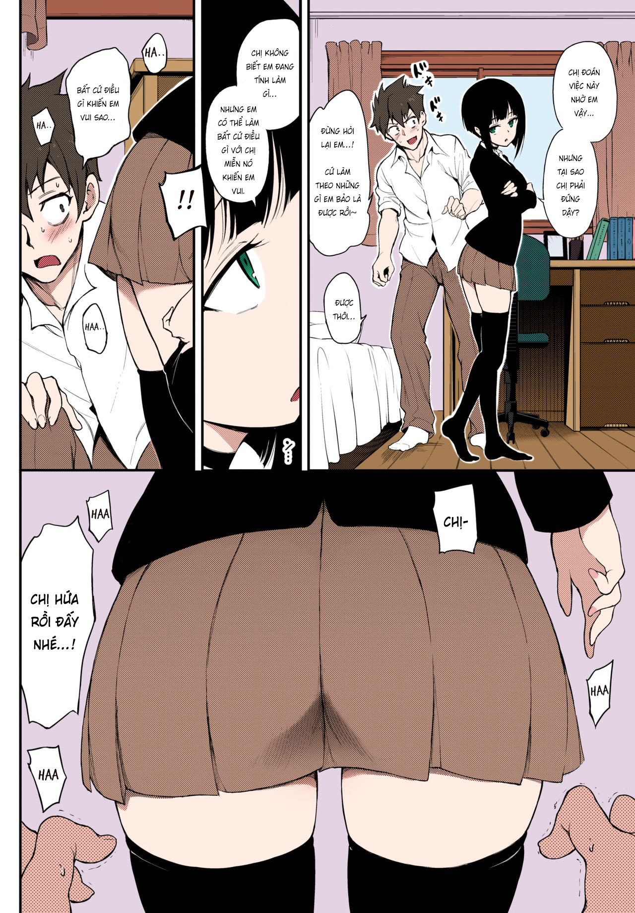 Đọc truyện hentai Senpai Lạnh Lùng ❤ - Chap 1: Full color