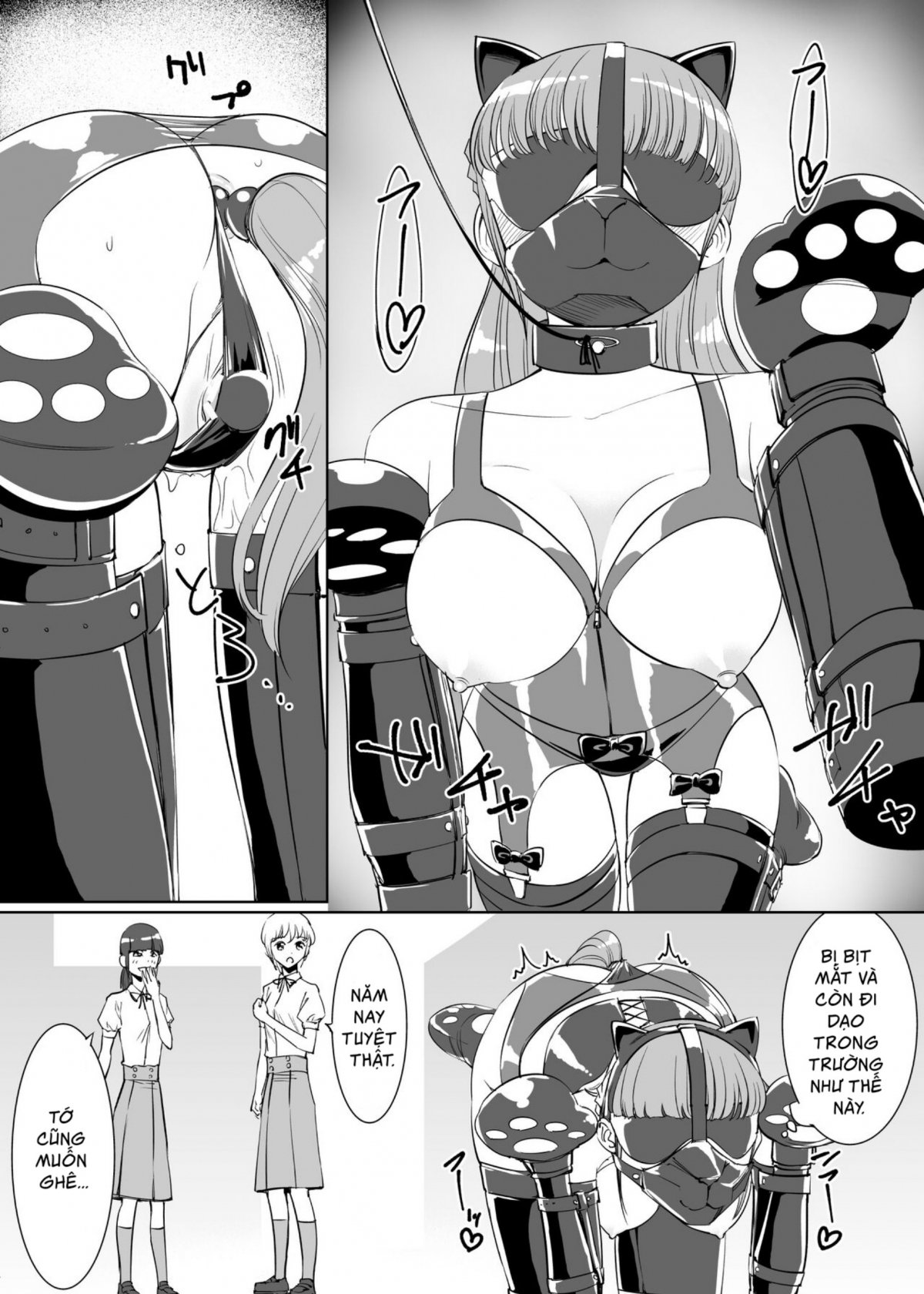 Đọc truyện hentai Câu lạc bộ chó của trường nữ sinh Rouran - Oneshot