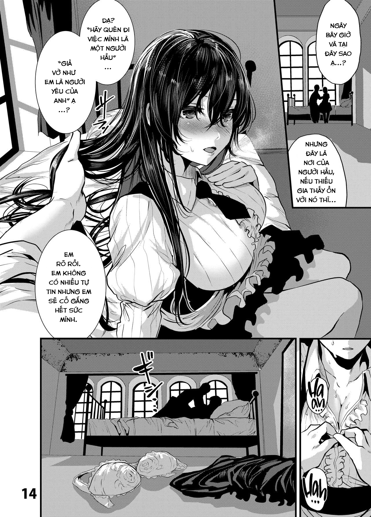 Đọc truyện hentai Maguro Maid to Mecha Shikotama Ecchi - Oneshot