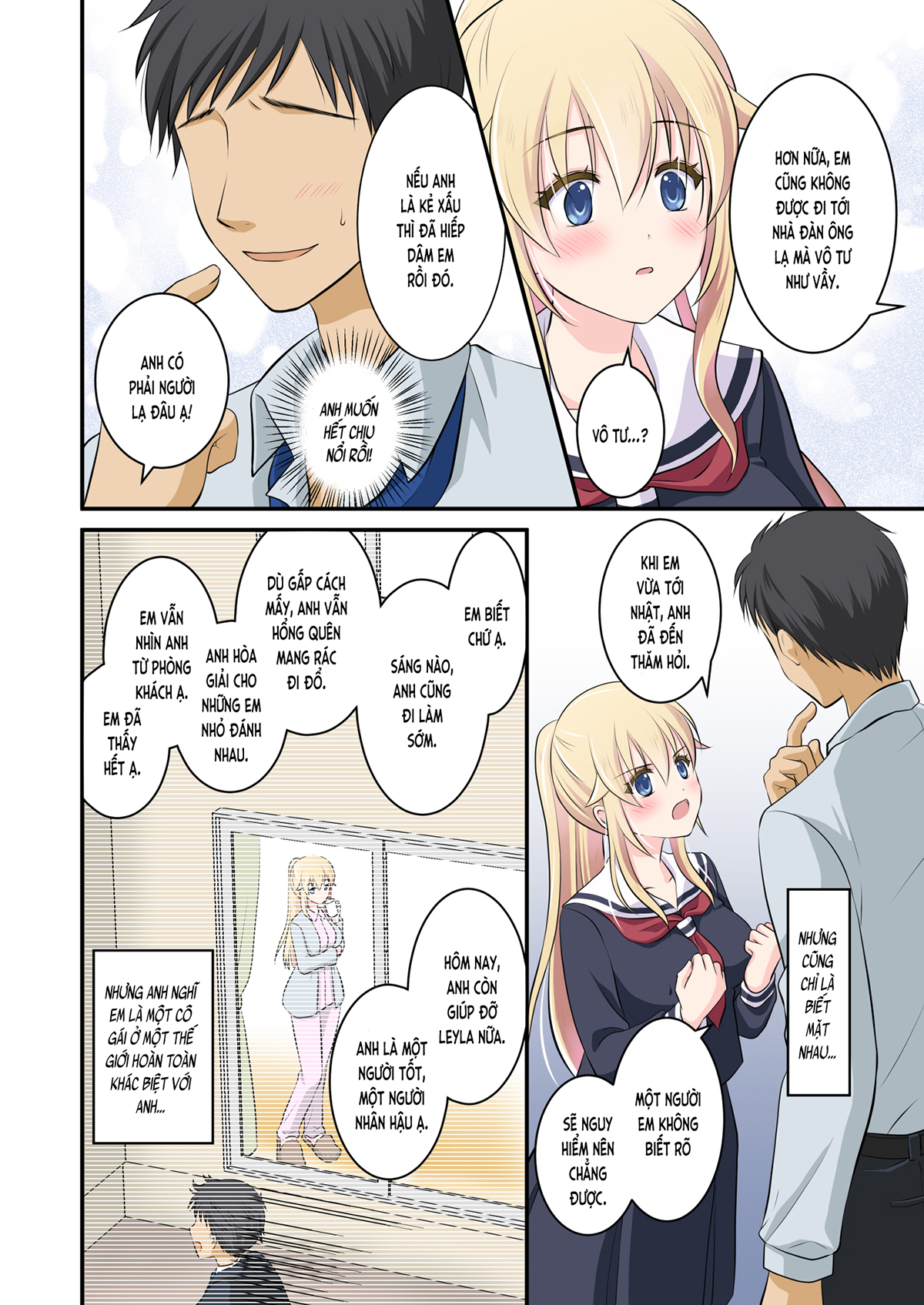 Đọc truyện hentai Mỹ nữ ngoại quốc ngây ngô bắt chuyện ngay trước nhà (nguyên tác) - Oneshot