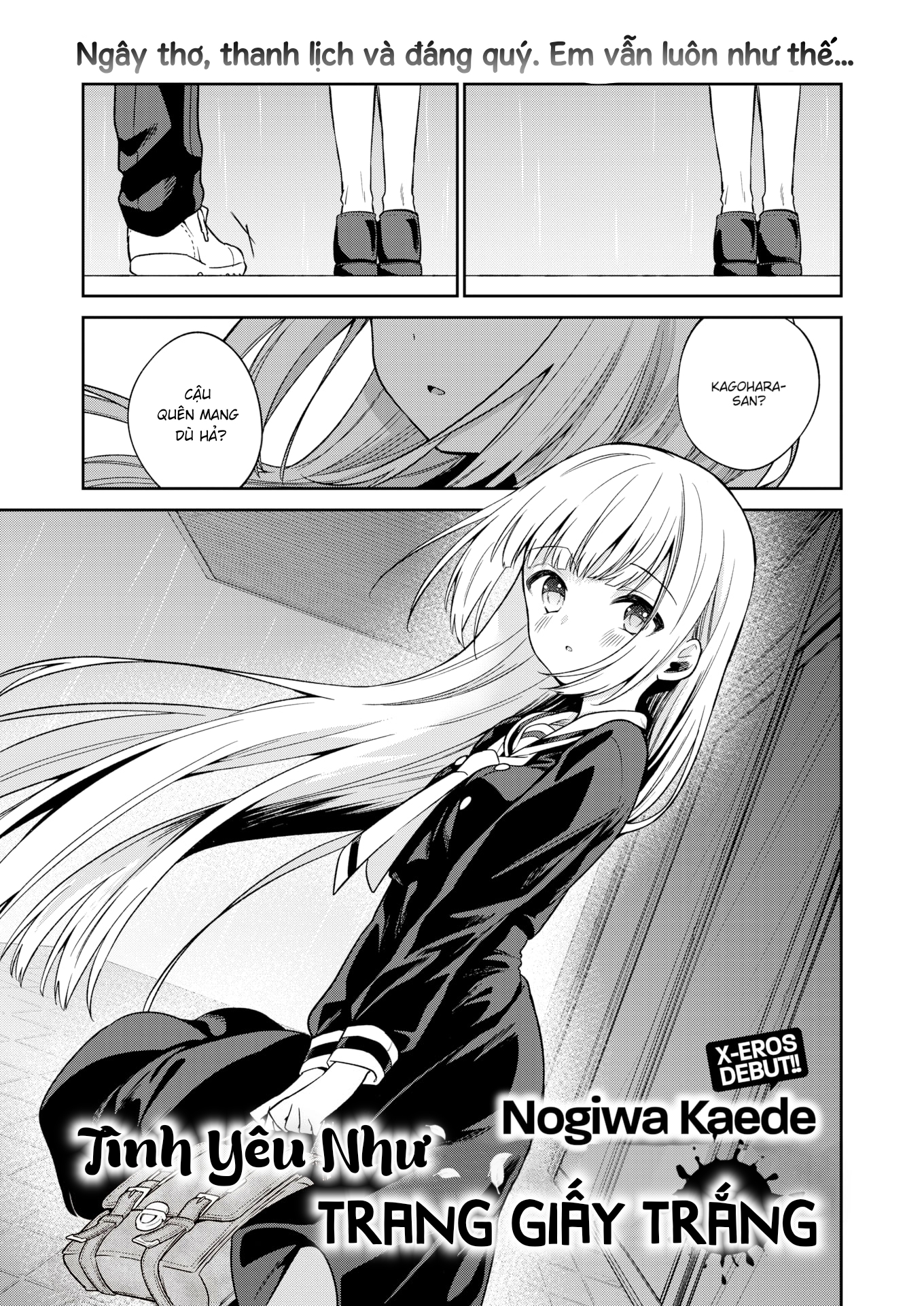 Đọc truyện hentai Tình Yêu Như Trang Giấy Trắng - Truyện ngọt lắm luôn á :3