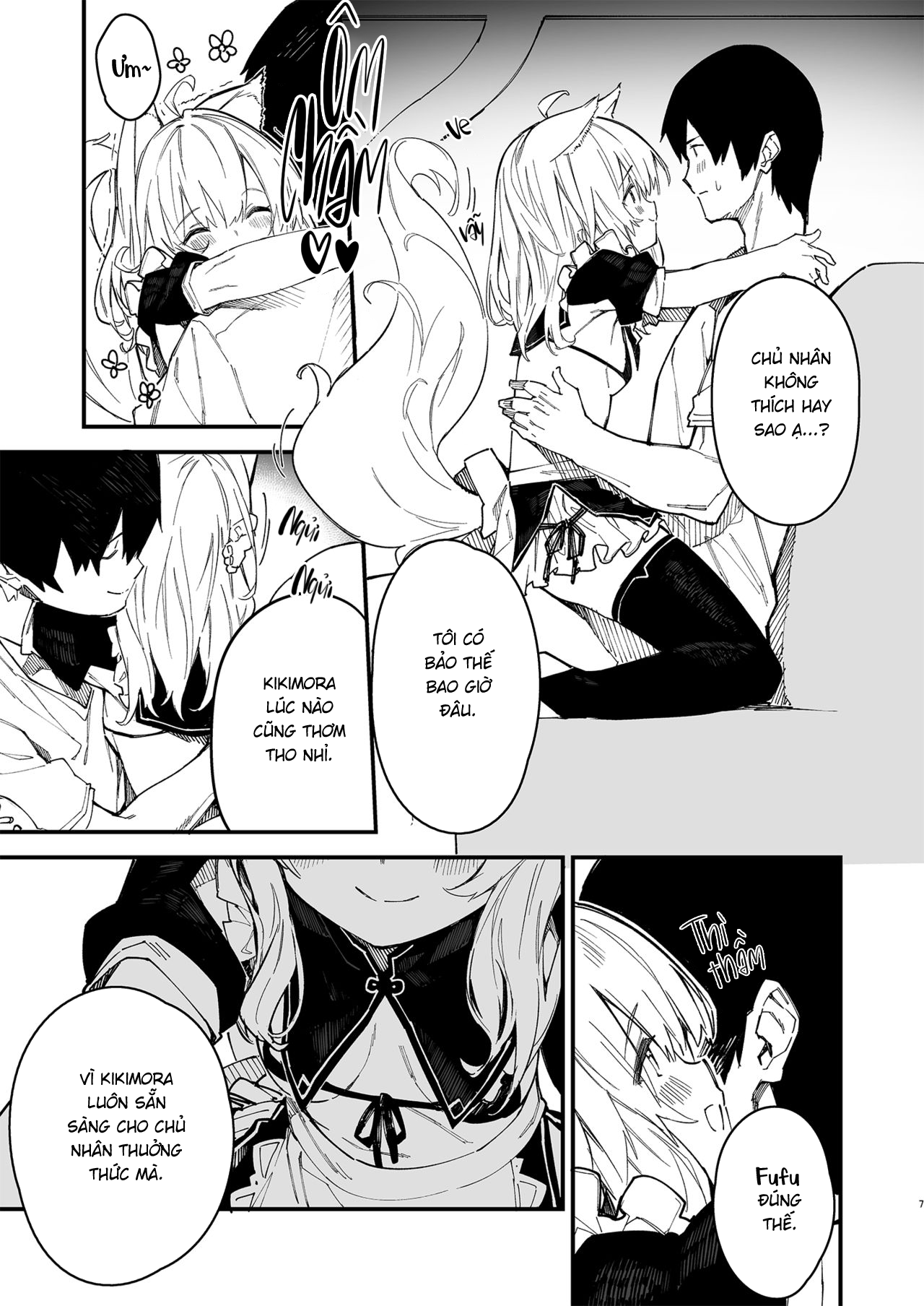 Đọc truyện hentai Sống Cùng Nàng Tai Thú - Chương 2