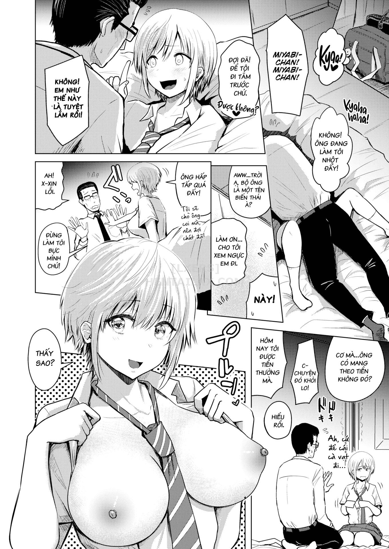 Đọc truyện hentai Miyabi-chan & The Old Man - Oneshot