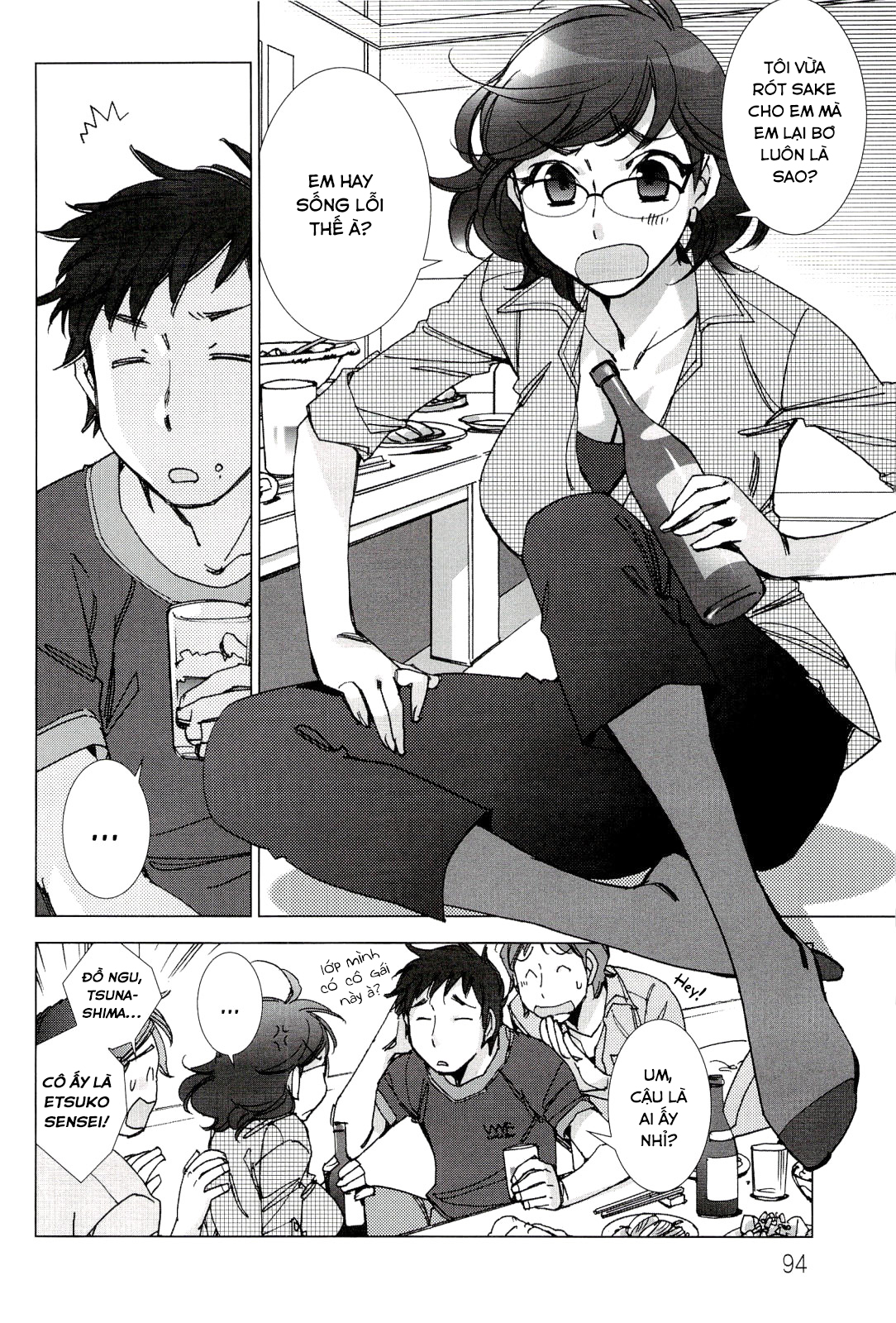 Đọc truyện hentai Tsunashima-kun and Ookura Sensei - Oneshot