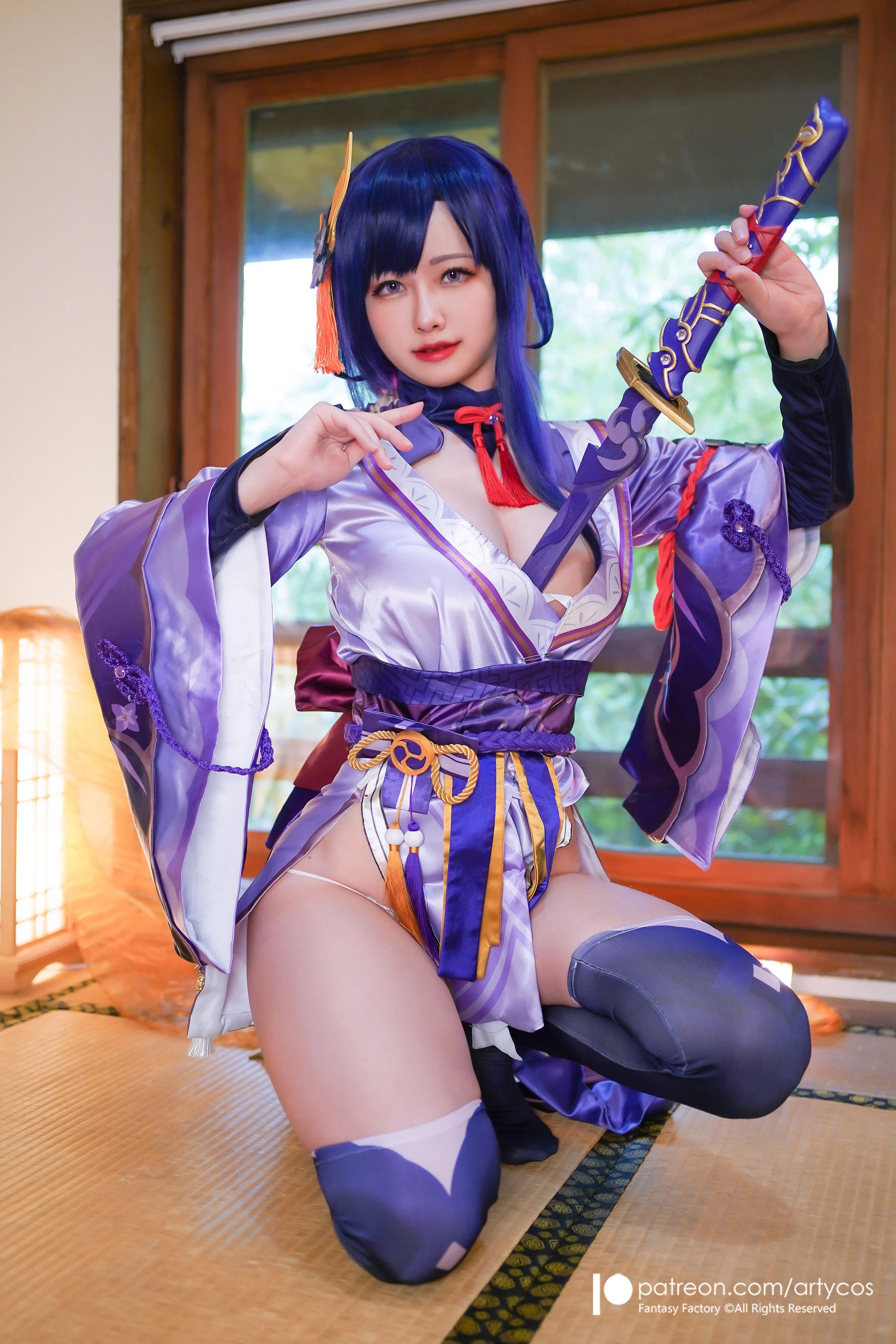 Đọc truyện hentai Tuyển tập Albums siêu phẩm Cosplay - Chap 296 - Arty Huang - Genshin Raiden Ei