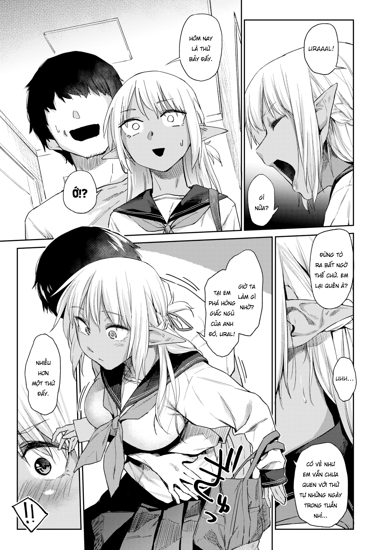 Đọc truyện hentai Một nhà cùng nàng nữ sinh elf da ngăm - Chap 1