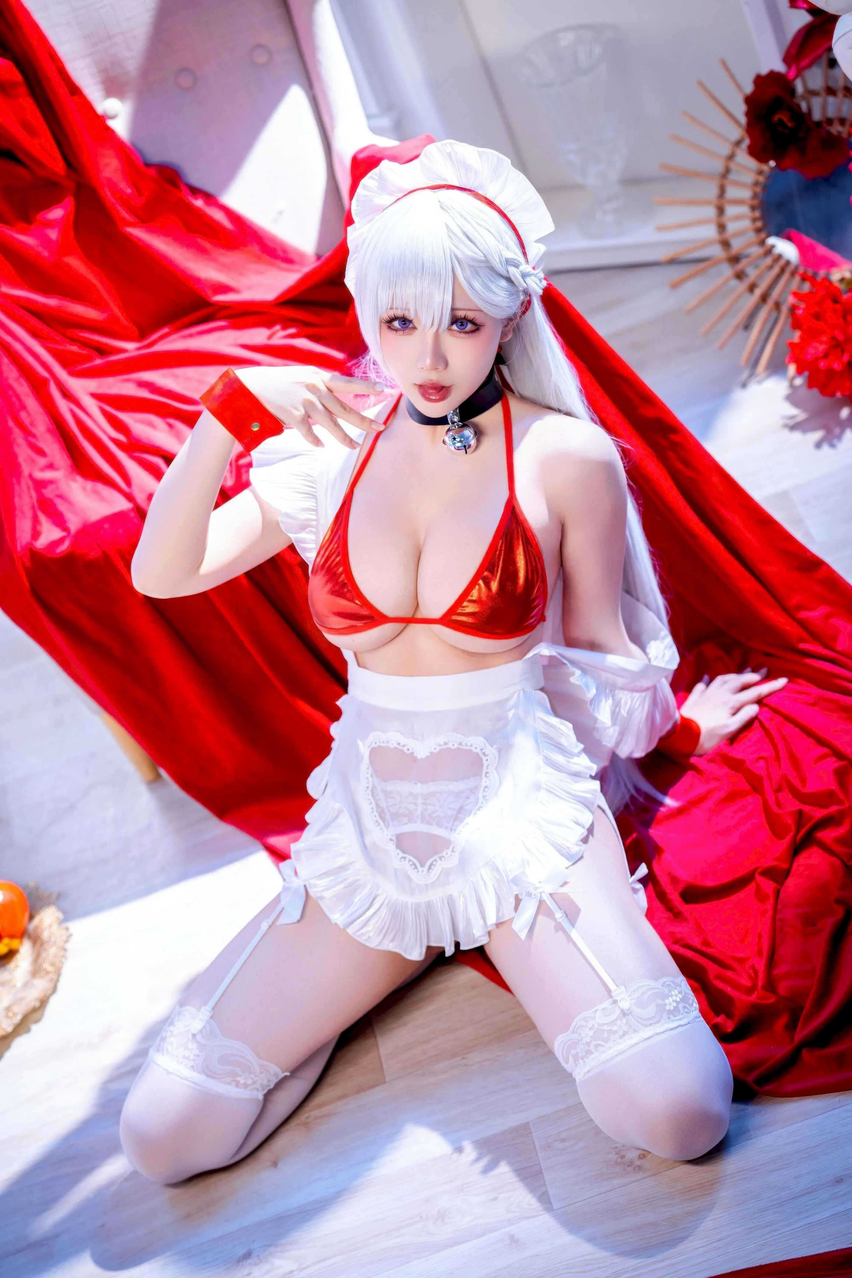 Đọc truyện hentai Tuyển tập Albums siêu phẩm Cosplay - Chap 1434 - Starry Night - (First Half) Azur Lane Belfast