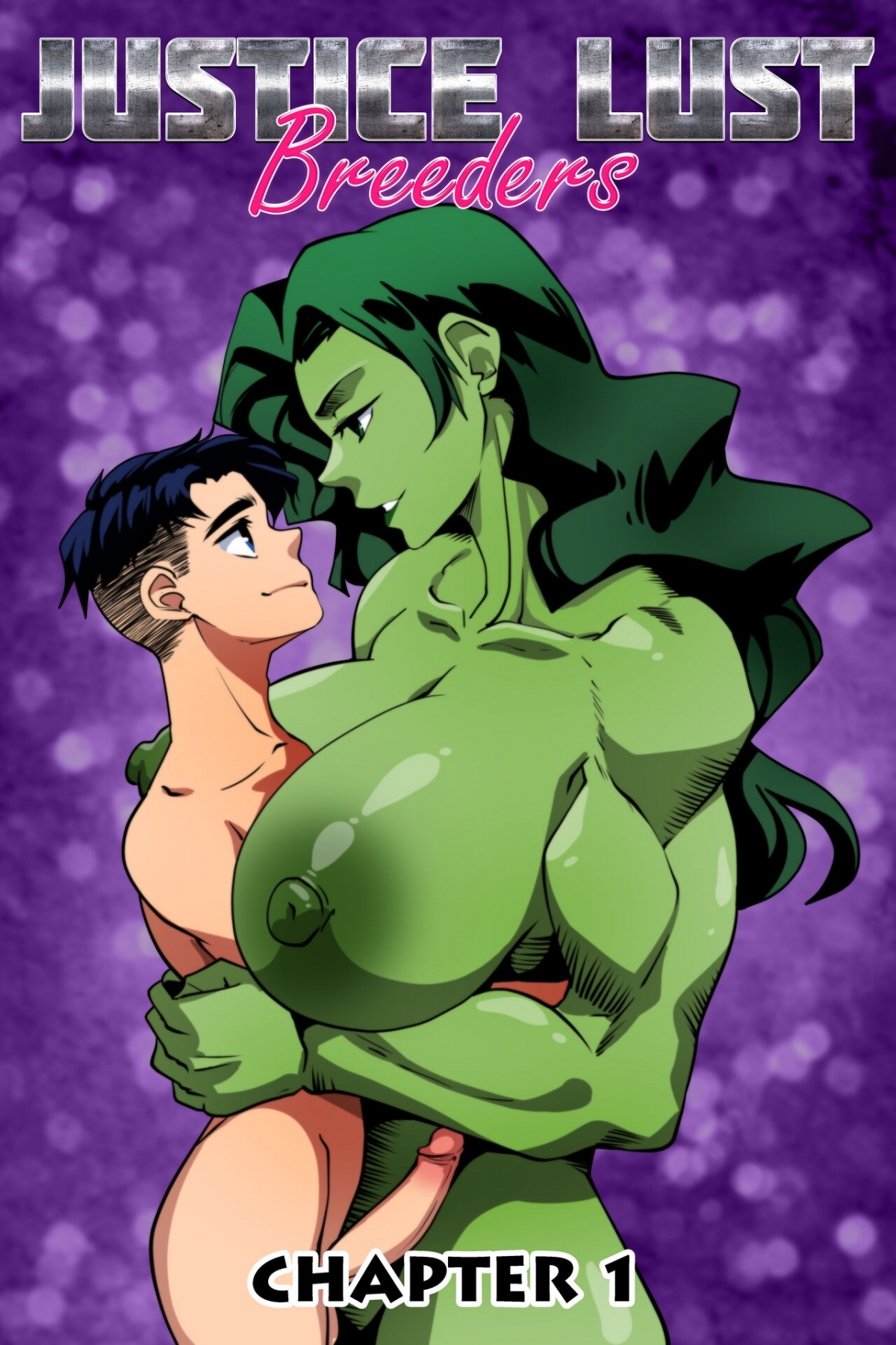 Đọc truyện hentai Justice Lust Breeders - Superboy x She-hulk