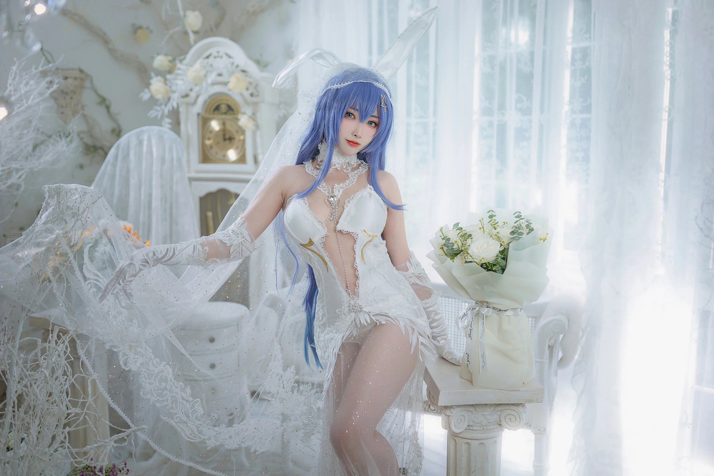 Đọc truyện hentai Tuyển tập Albums siêu phẩm Cosplay - Chap 515 - Sakura Miyamoto Flower Garden Bride