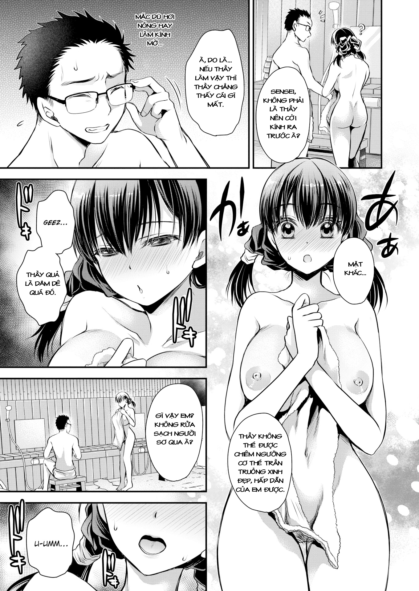 Đọc truyện hentai Creampie Trip (Uncen) - Đi suối nước nóng trong dịp Covid