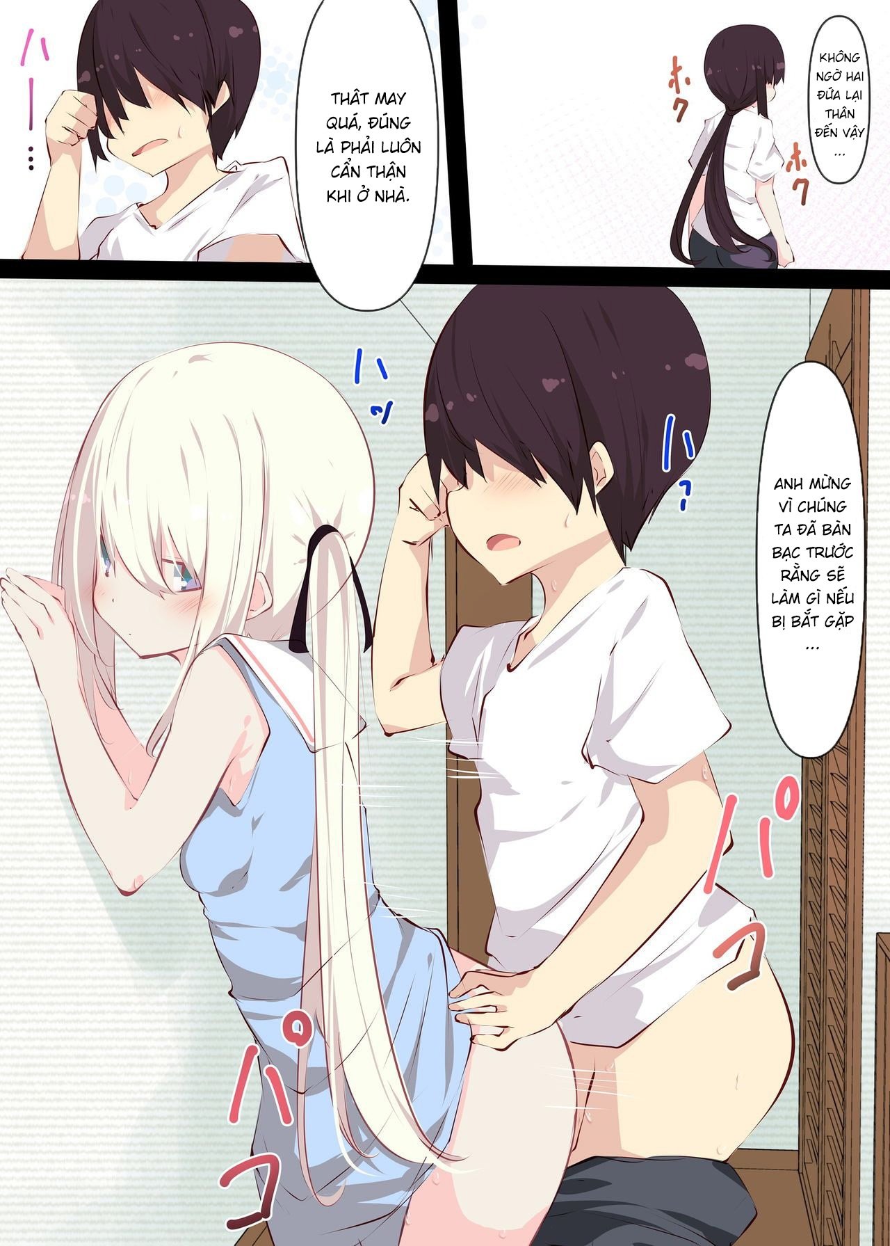 Đọc truyện hentai Natsuyasumi dakara Muteikou na Itoko ni Chinko Ireru Hanashi - Chap 2