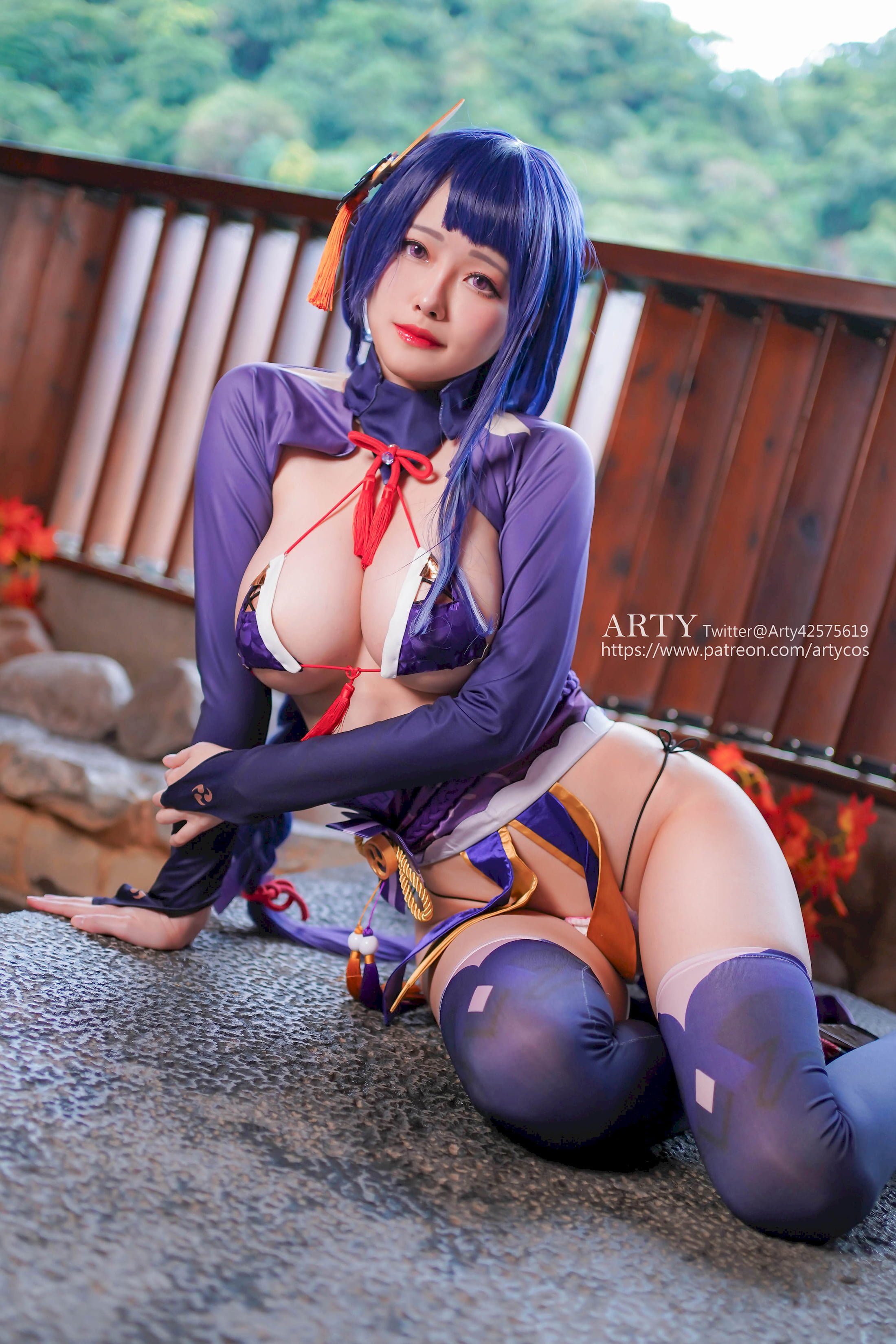 Đọc truyện hentai Tuyển tập Albums siêu phẩm Cosplay - Chap 668 - Arty Huang - Genshin Raiden Shogun