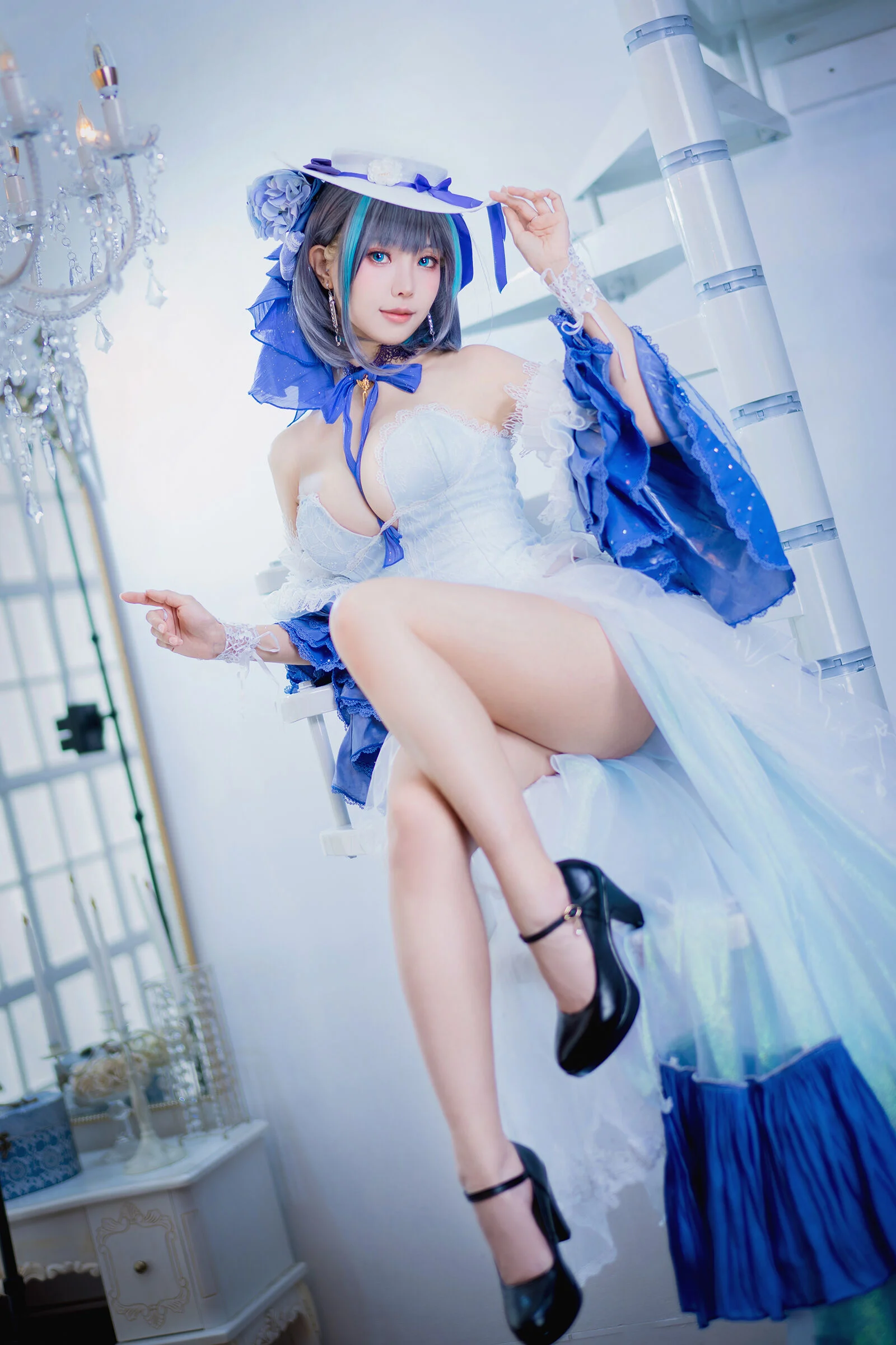 Đọc truyện hentai Tuyển tập Albums siêu phẩm Cosplay - Chap 365 - ely - cheshire dress