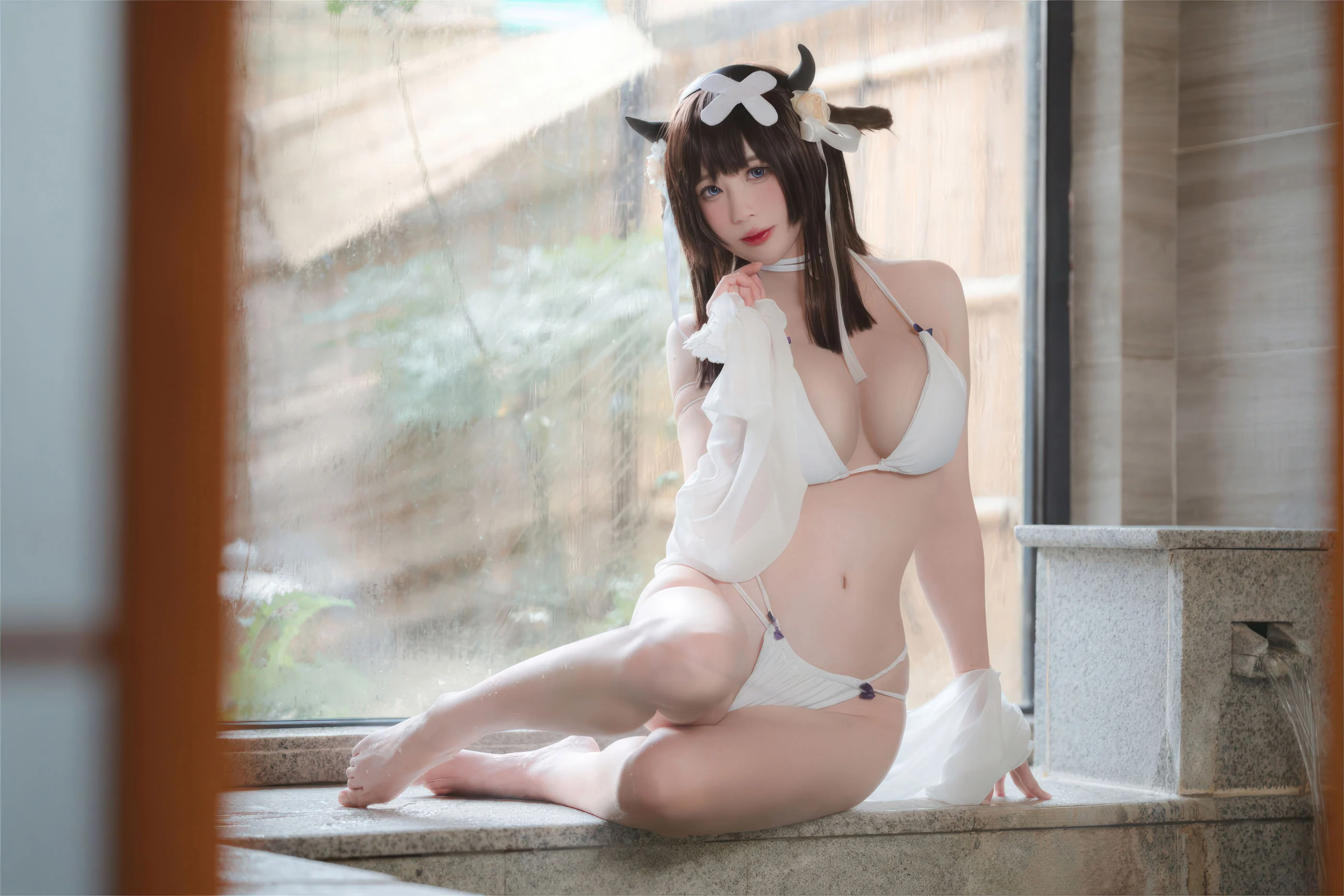 Đọc truyện hentai Tuyển tập Albums siêu phẩm Cosplay - Chap 1345 - Saionji Minami - Azur Lane Kashino Bikini
