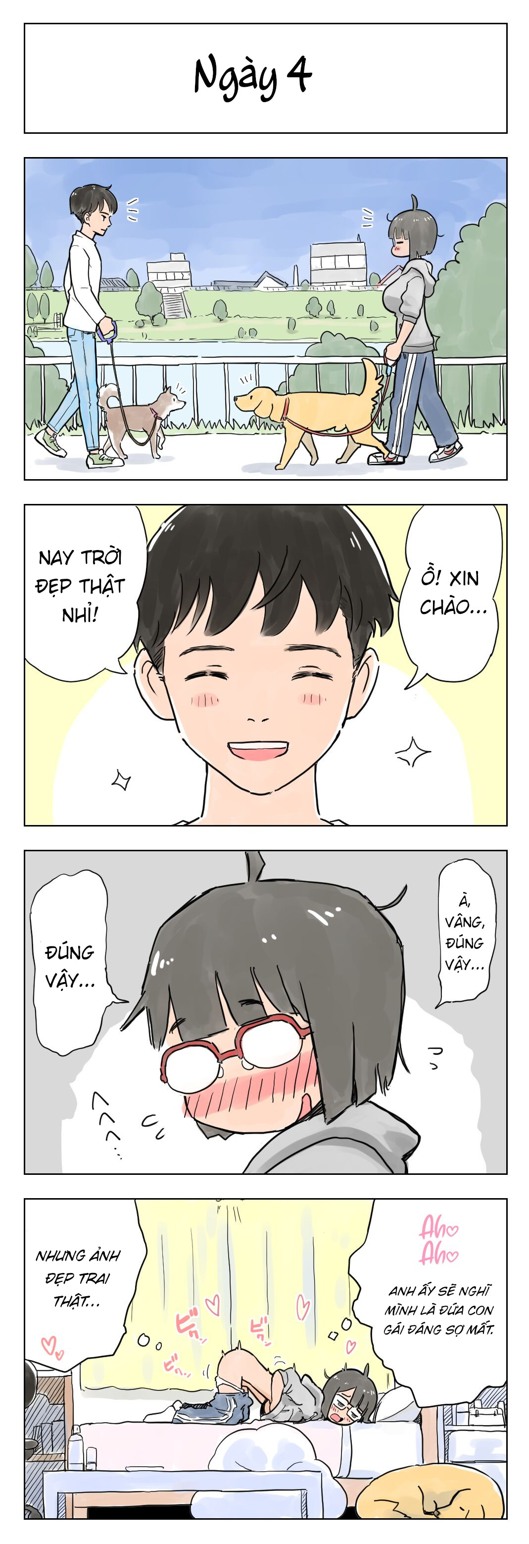 Đọc truyện hentai Gái đeo kính ngực bự sẽ làm tình với chó của cô ấy sau 100 ngày! - Part 1