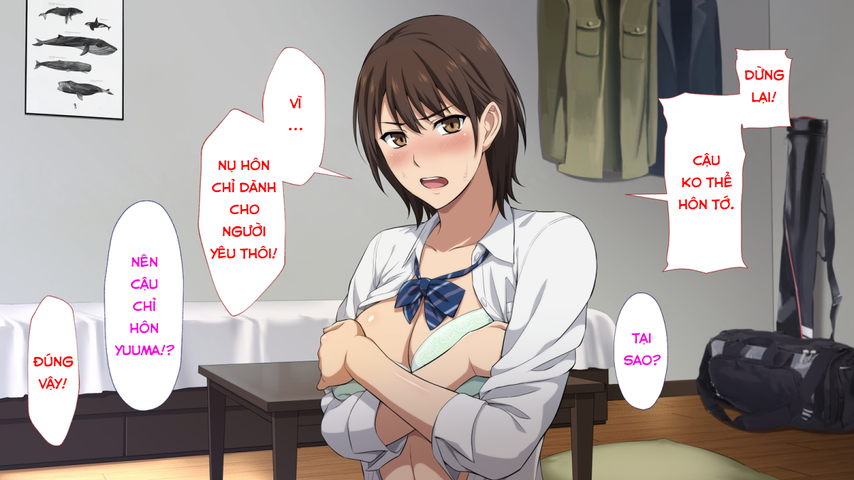 Đọc truyện hentai Netorareta JoshiMane ~Migite no Daida wa Ace no Kanojo~ - Chap 3