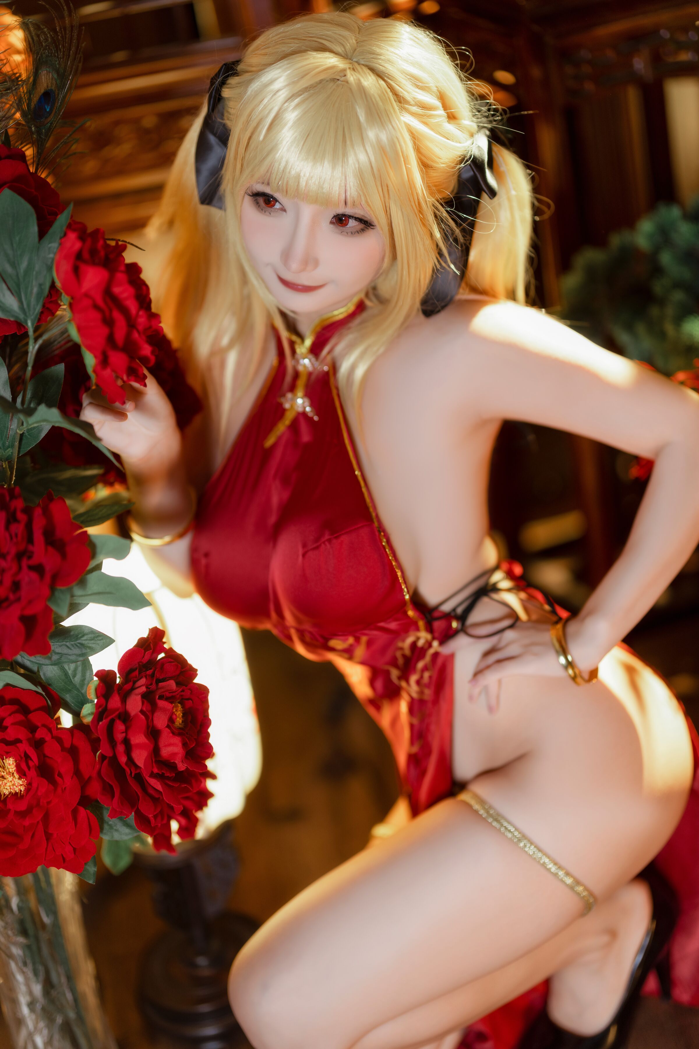 Đọc truyện hentai Tuyển tập Albums siêu phẩm Cosplay - Chap 325 - Meng Ji Lian Feng Nian Stella Cheongsam