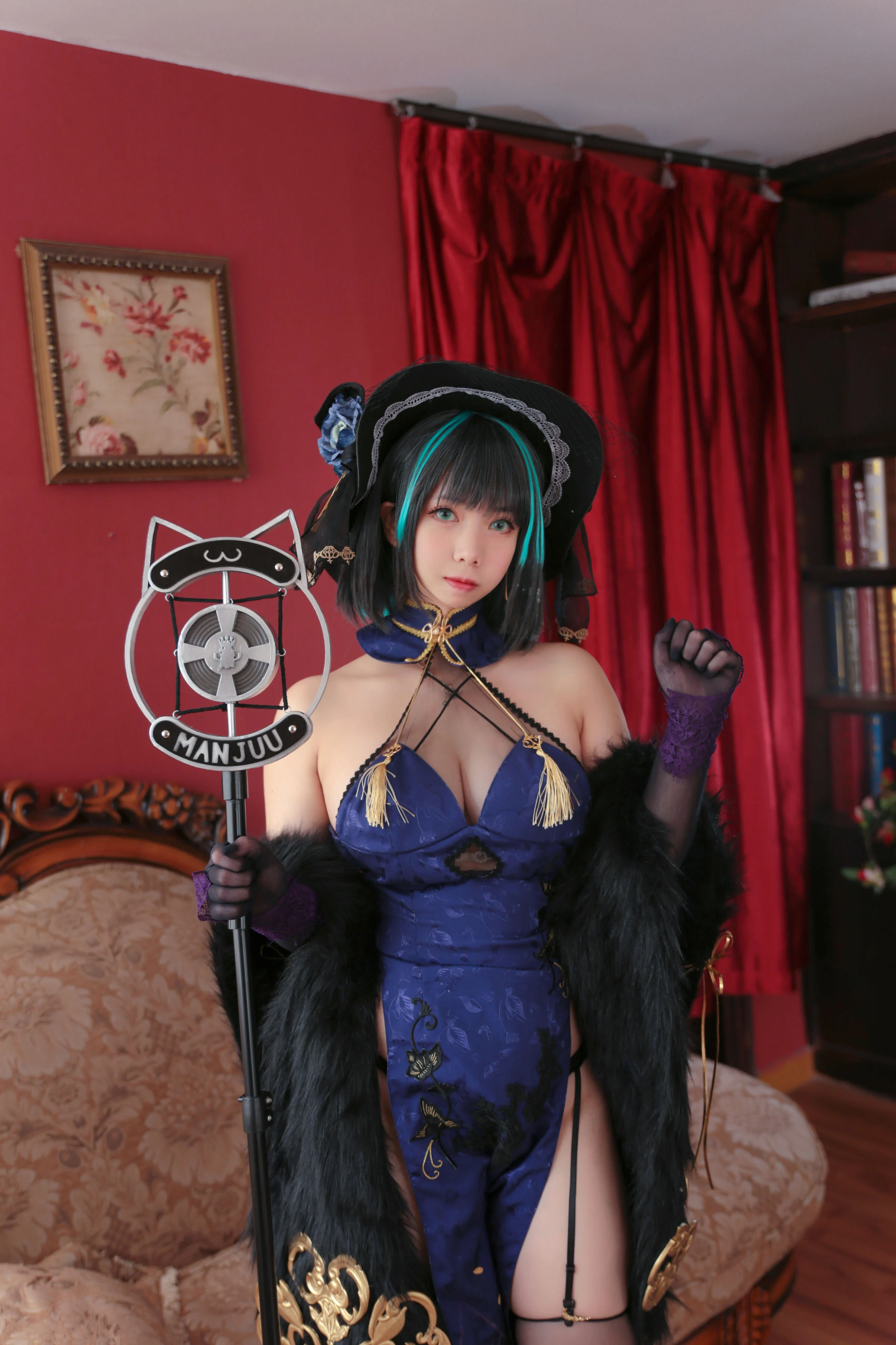 Đọc truyện hentai Tuyển tập Albums siêu phẩm Cosplay - Chap 569 - Meroko_Mei Tong - Cheshire Cheongsam