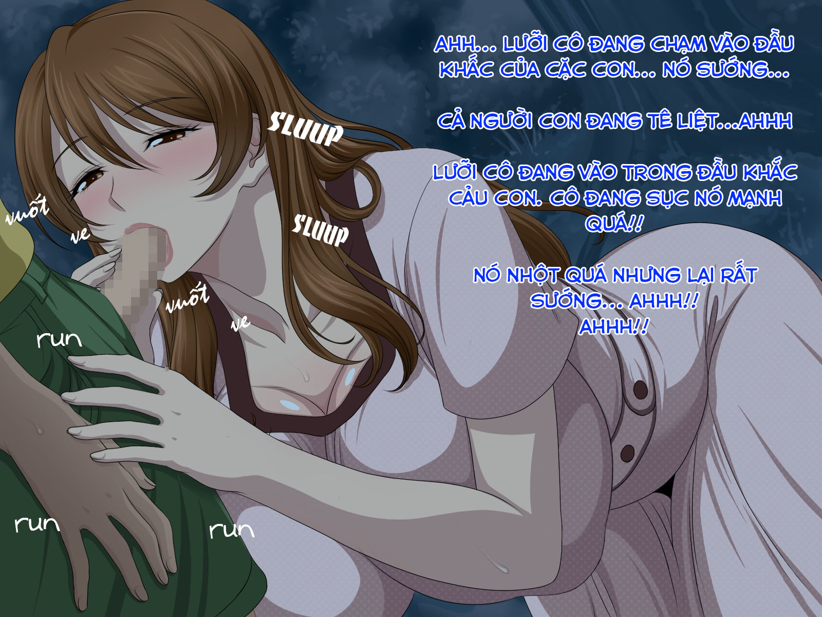 Đọc truyện hentai Oba-san to Oikko no Love Love Haramase Natsuyasumi - Chap 5