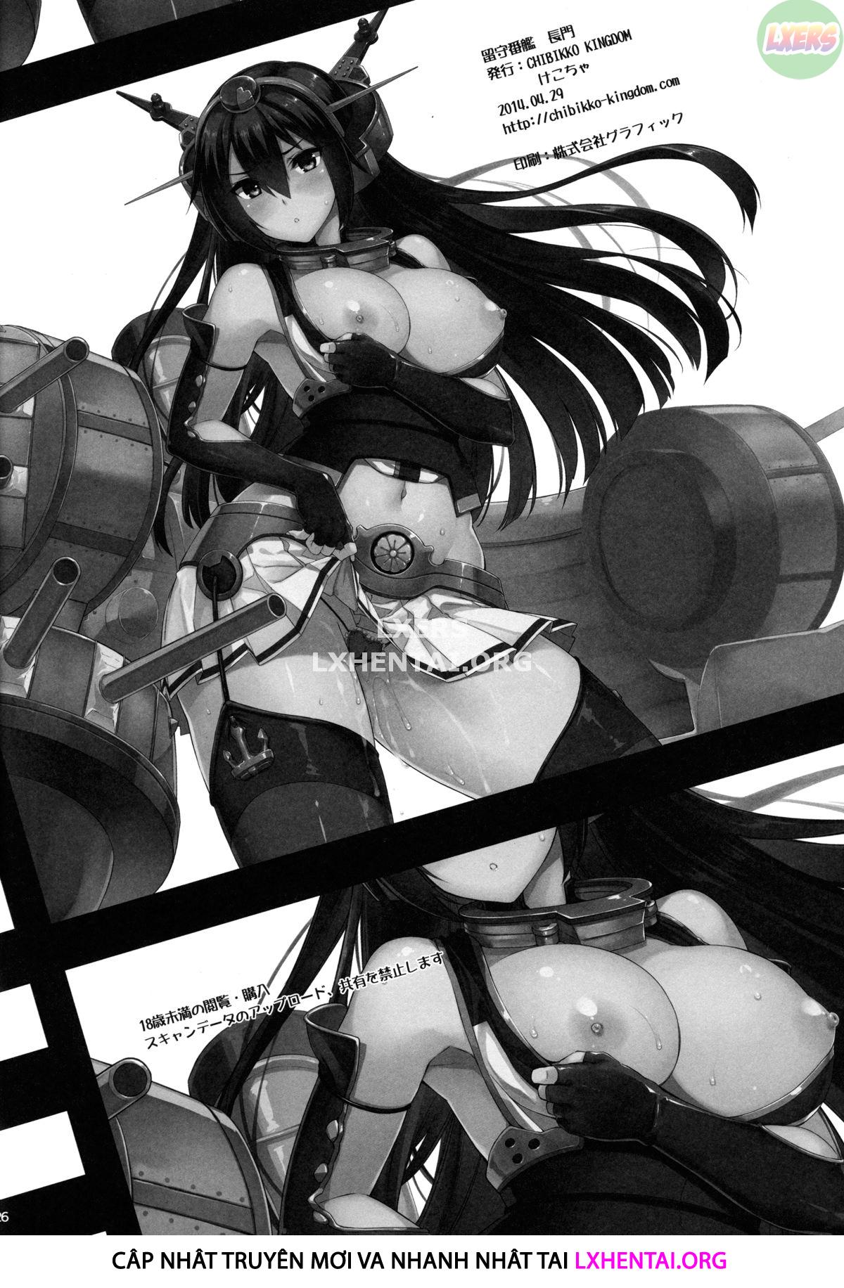 Đọc truyện hentai Rusuban Kan Nagato - Oneshot