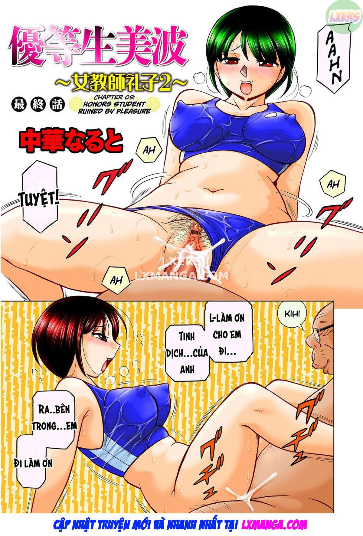 Đọc truyện hentai Nữ giáo viên dâm đãng và em học sinh may mắn - Chap 9