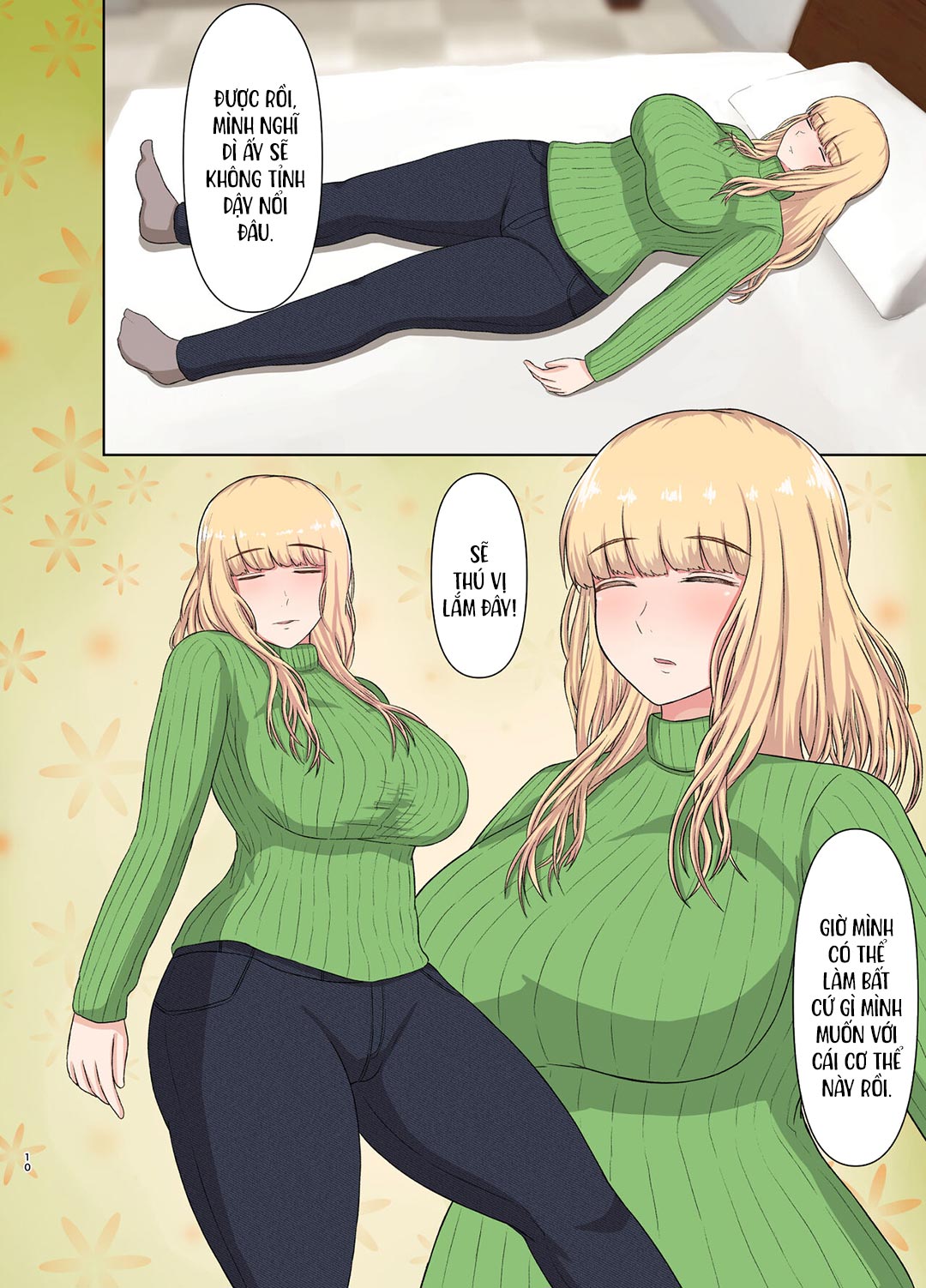 Đọc truyện hentai Hấp diêm người dì tóc vàng đang ngủ say - Oneshot