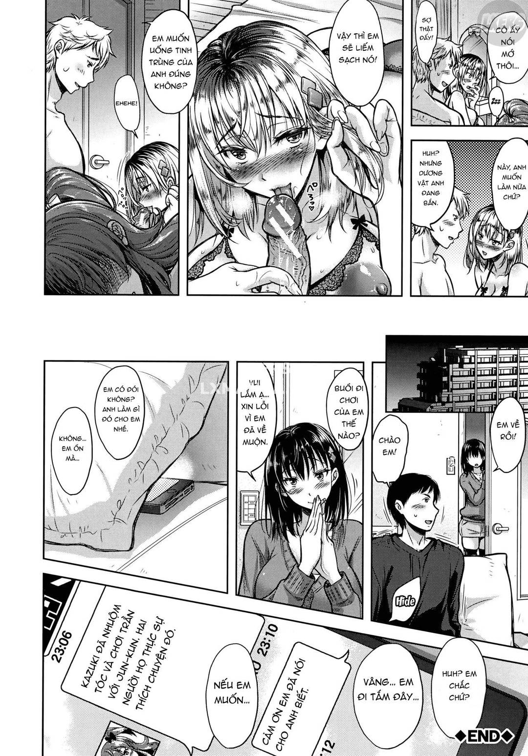 Đọc truyện hentai Khuôn mặt dâm đãng  và thực sự thèm tình - Chap 3